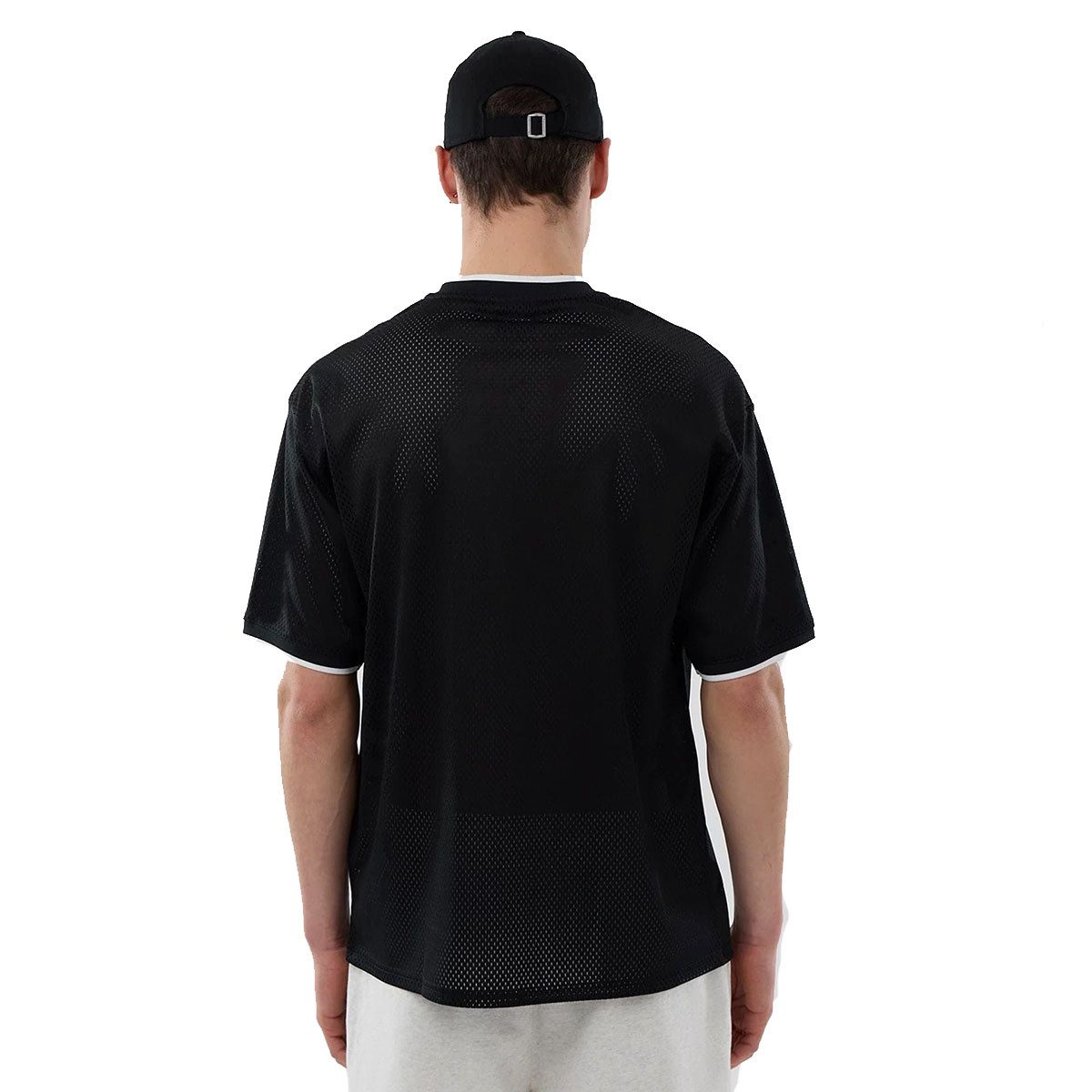 New Era T-Shirt Mesh Oversized NBA Chicago Bulls Logo
