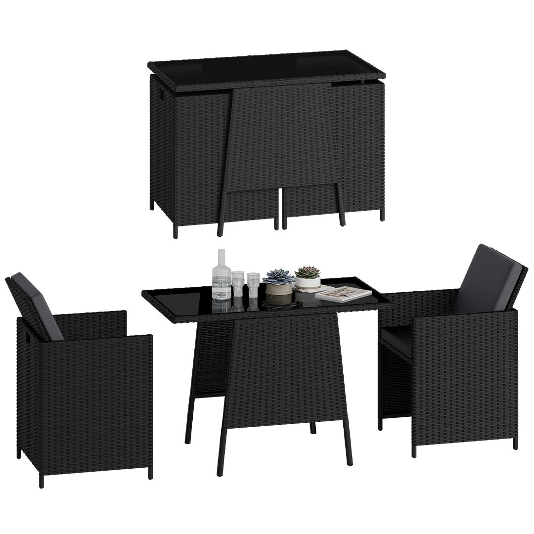 STEELSØN Gartenlounge-Set Xenara, (Polyrattan Set, Tisch günstig online kaufen