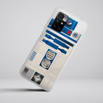 DeinDesign Handyhülle Star Wars R2D2 Fanartikel R2D2 Closeup - Star Wars, Xiaomi Redmi 10 Silikon Hülle Bumper Case Handy Schutzhülle