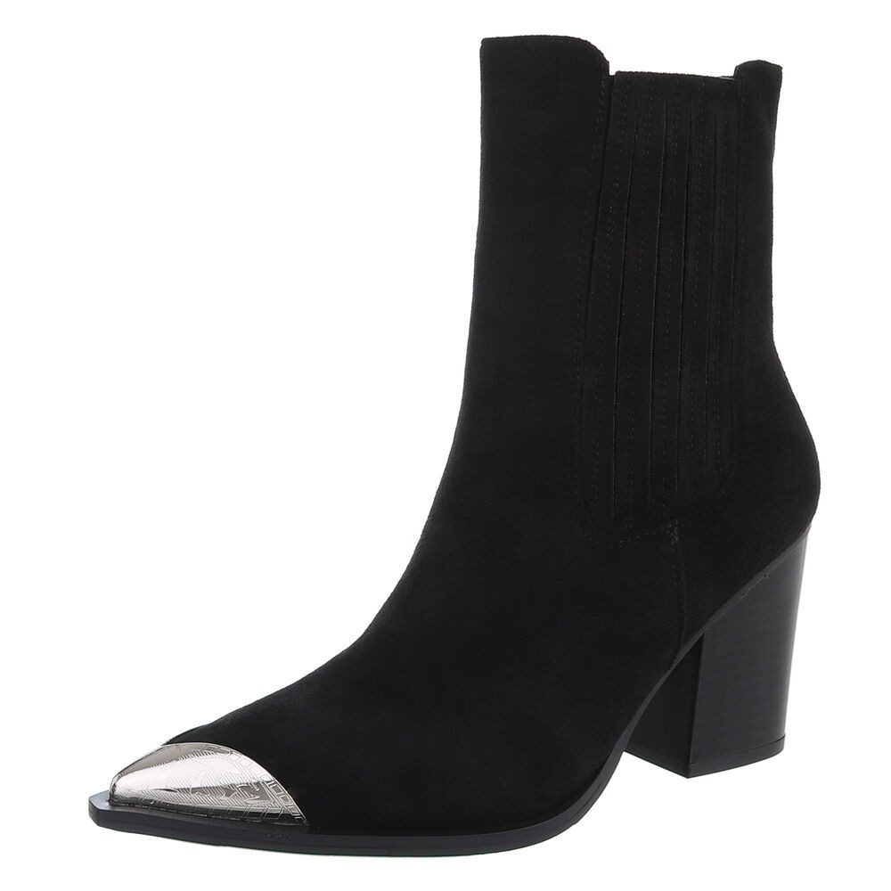 Stilvolle Stiefeletten mit Spitzkappe für Damen Westernstiefelette