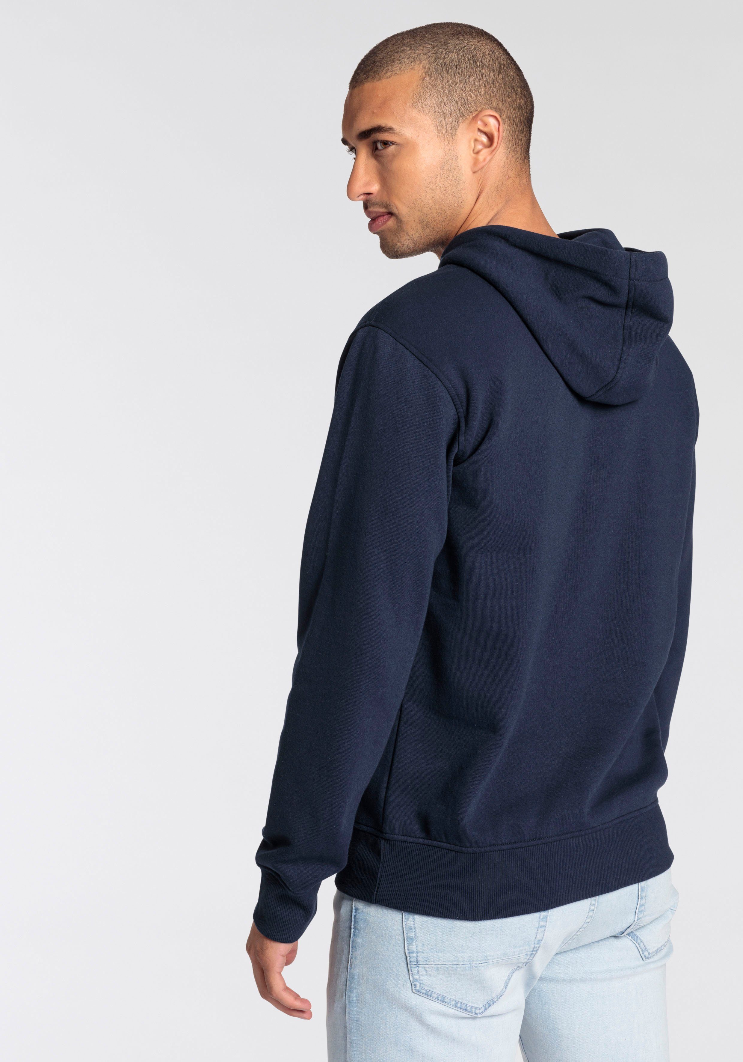 Bruno Banani Kapuzensweatshirt mit mehrfarbigen marine Kordeln