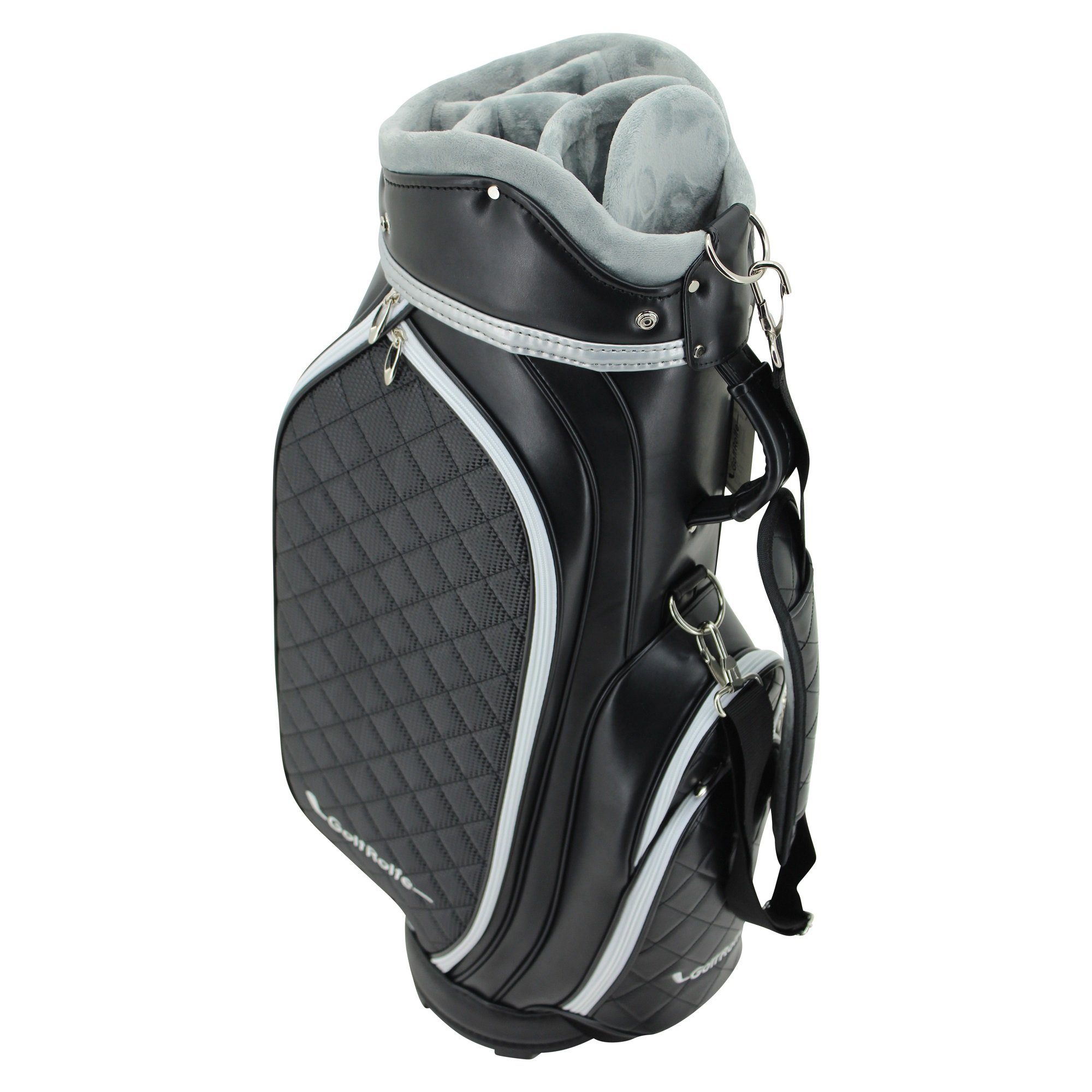 GolfRolfe Caddybag 14286 Golfballtasche Design GolfRolfe Golftasche - schwarz Golfbag