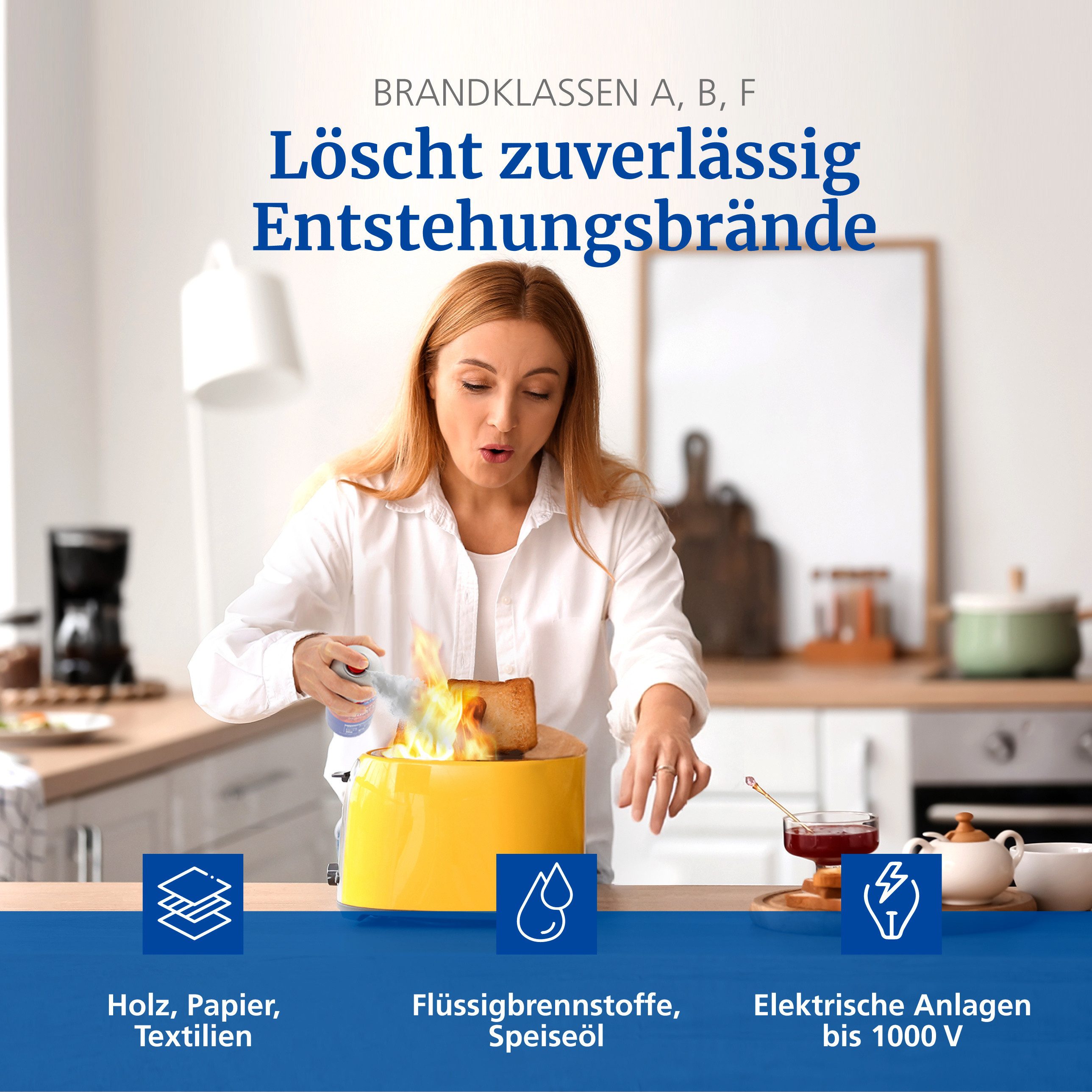 Hekatron Feuerlöschspray Hekatron Feuerlöschspray, 600 Ml, Löschschaum, (1-St) – Bild 2 von 5