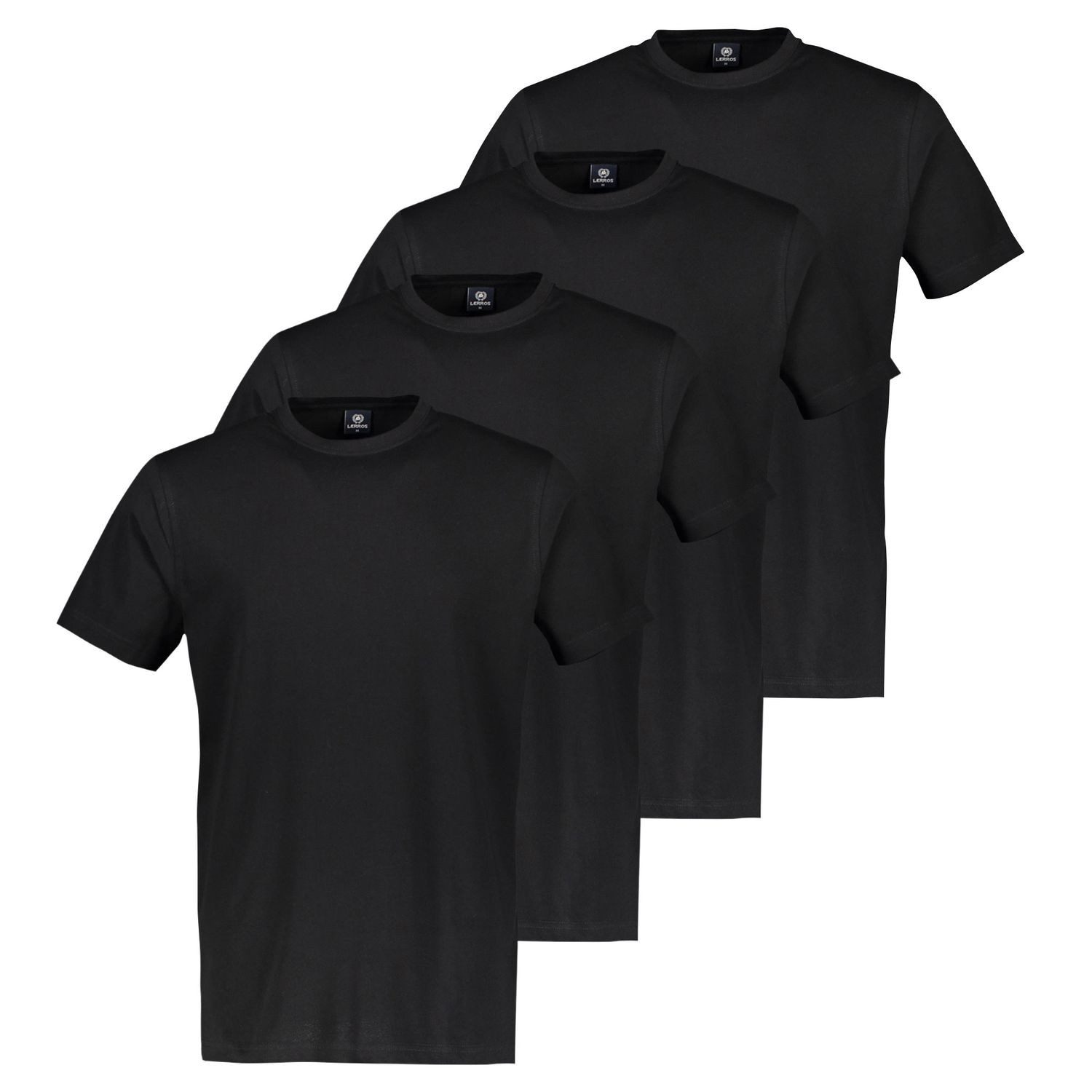 LERROS T-Shirt Basic in klassischer Optik im 4er Pack günstig online kaufen