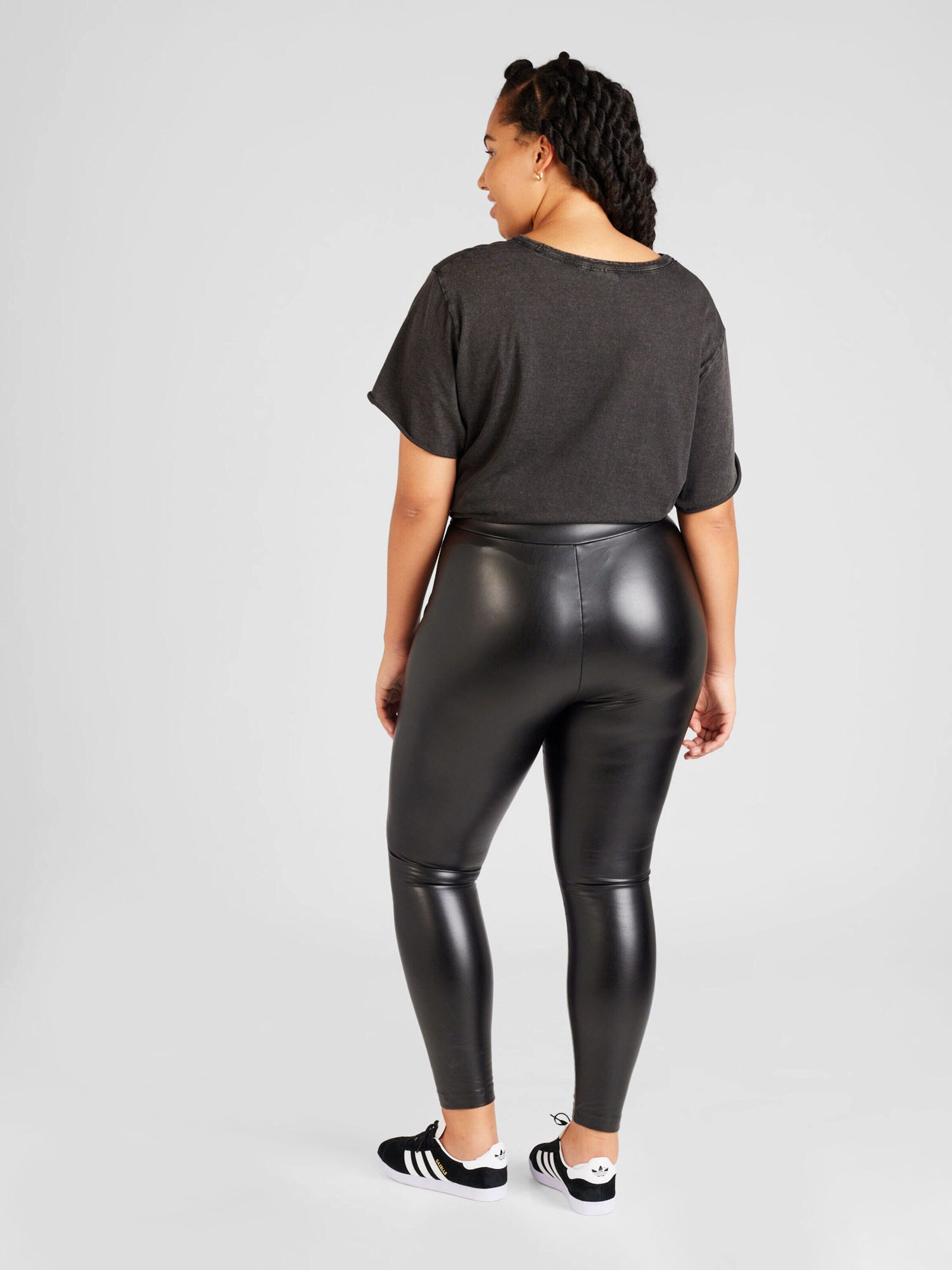 ONLY CARMAKOMA Leggings PAPAYA (1-tlg) Plain/ohne Details
