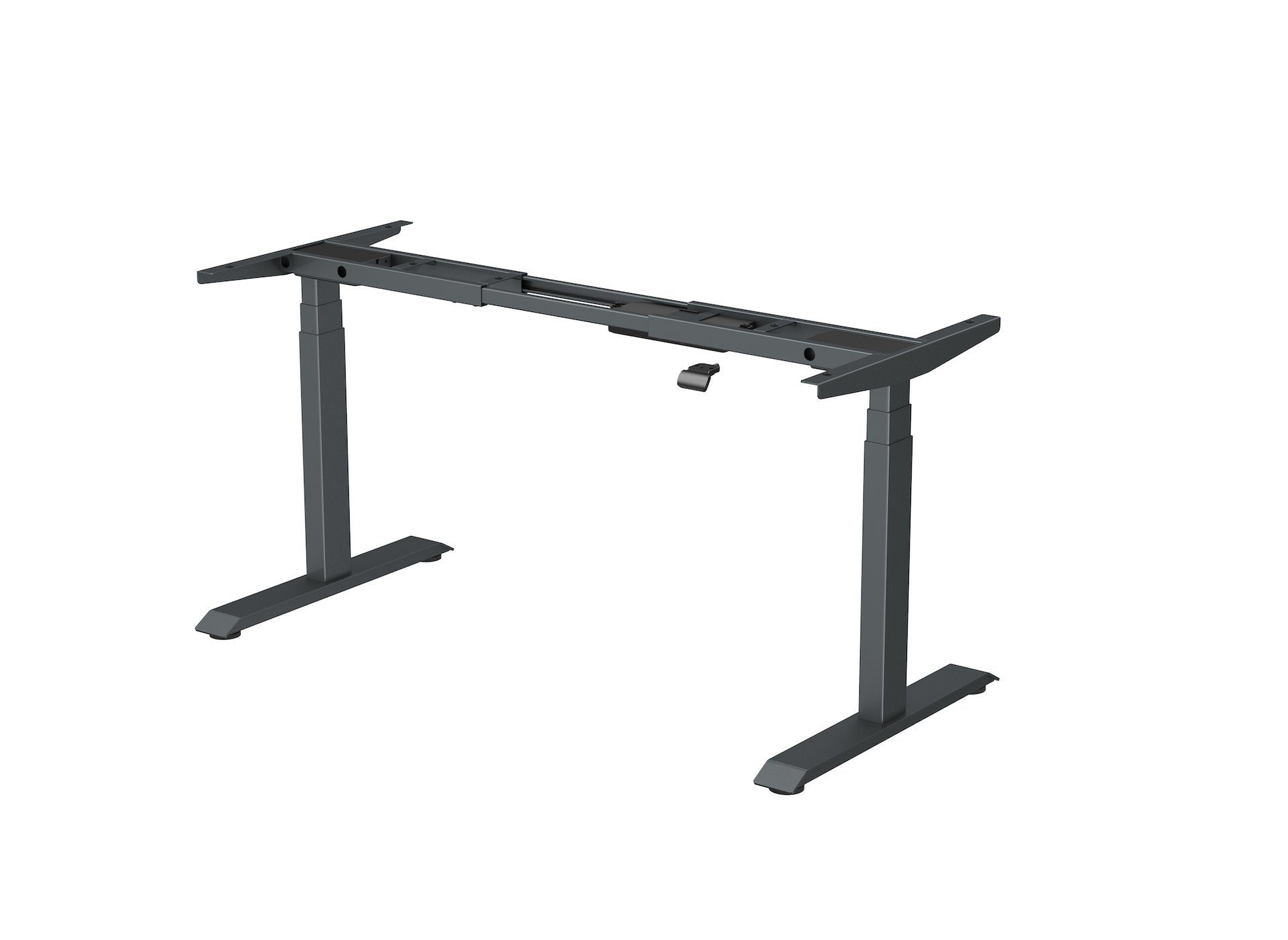 hibitaro Schreibtisch Elektrisch Höhenverstellbares Schreibtischgestell weiß Komfort-Komplett | schwarz