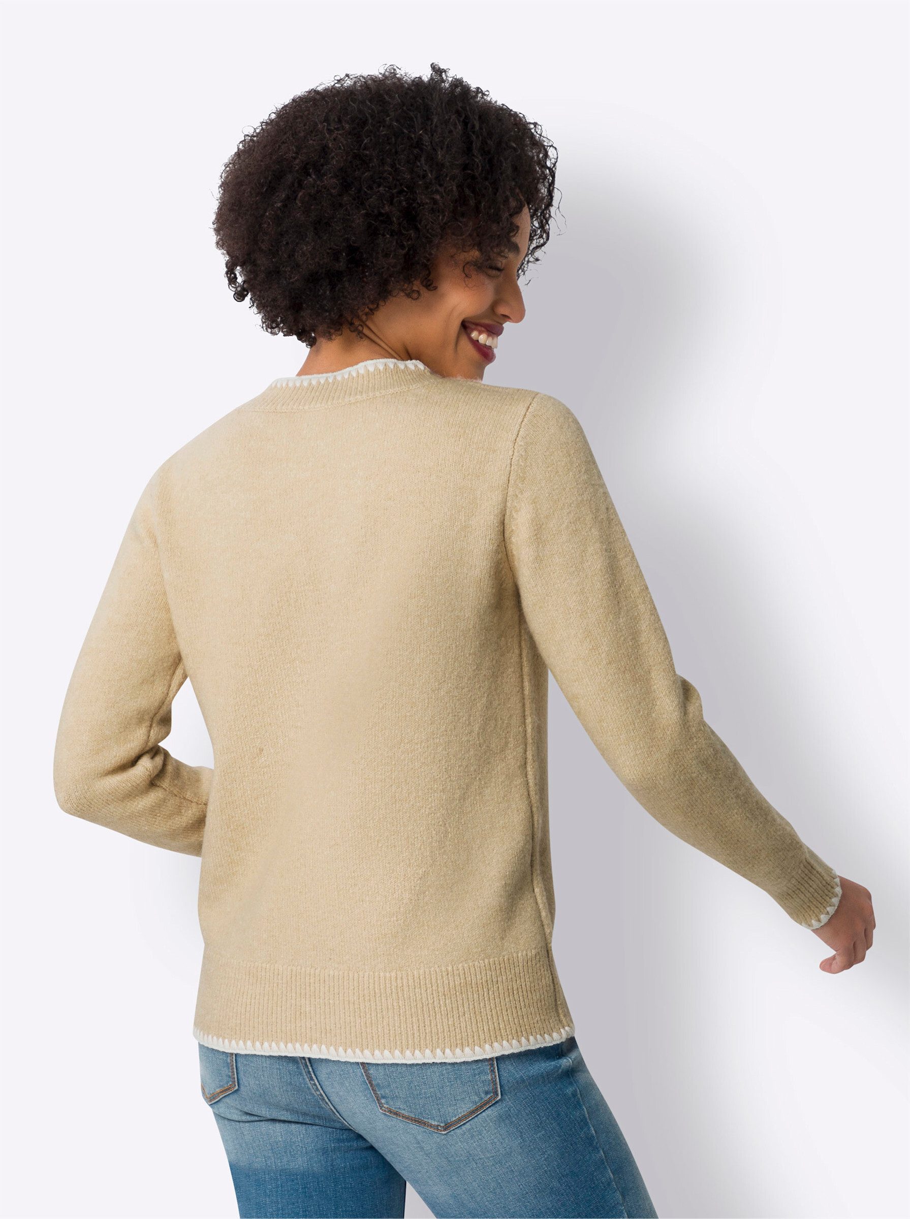 heine Strickpullover Langarm-Pullover günstig online kaufen