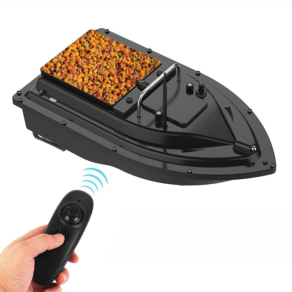 Matybobe RC-Köderboot – 500 M Reichweite, 4 Köderbehälter, 2 Kg Tragkraft, GPS & 12000 MAh Akku