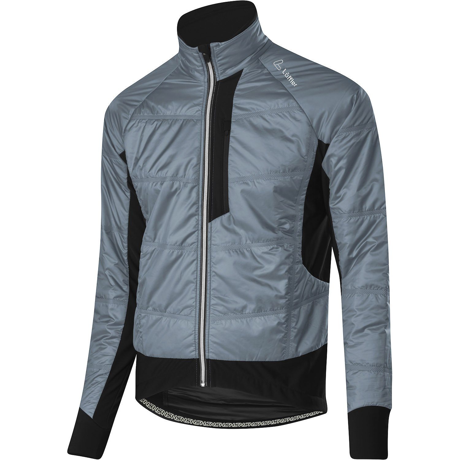 Löffler Fahrradjacke Iso-Jacke Mix Dunkelgrau Primaloft Bike