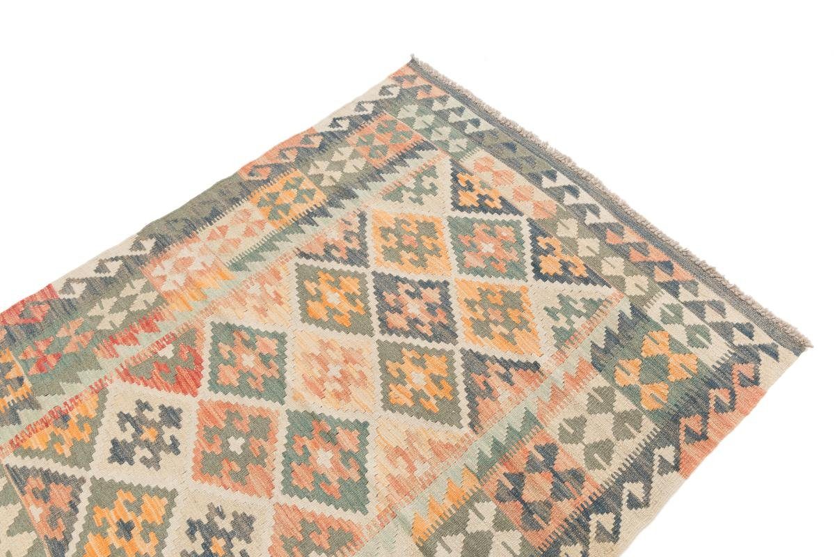 3 mm Nain Orientteppich Orientteppich, 110x144 Afghan Trading, Höhe: rechteckig, Handgewebter Kelim