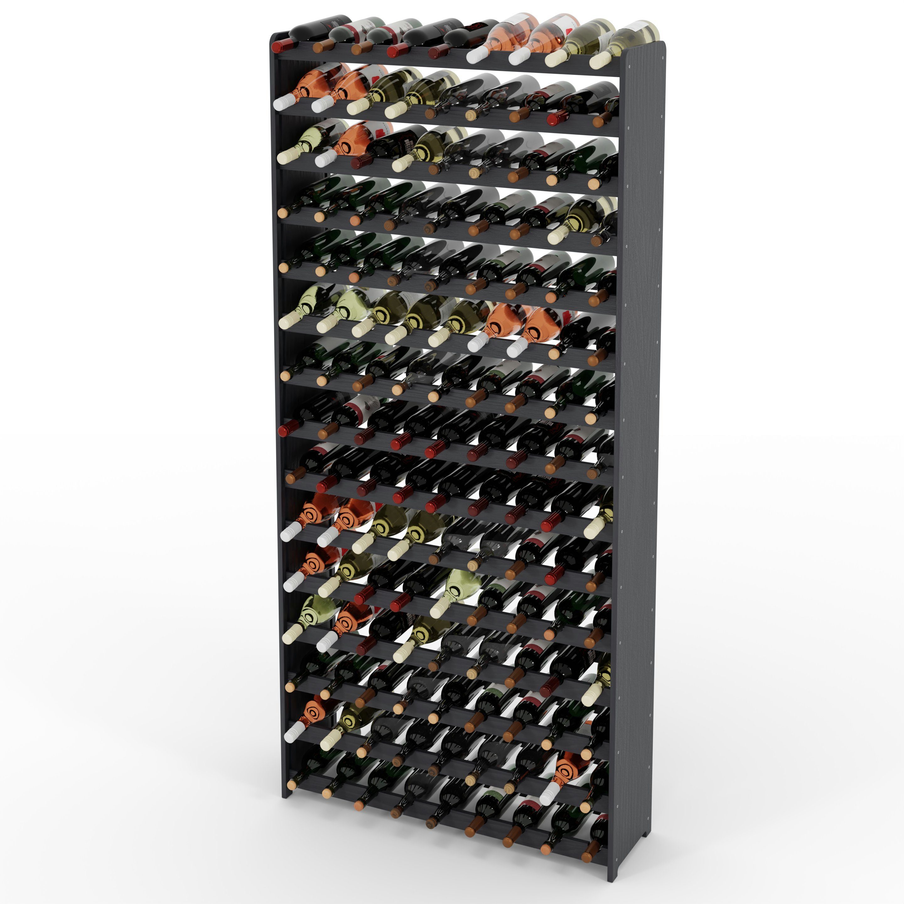Lenmar Weinregal Weinregal Weinregal Holz Flaschenregal für 91 Flaschen Len günstig online kaufen