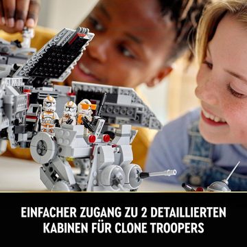 LEGO® Konstruktionsspielsteine Star Wars AT-TE Walker Bewegliches Spielzeugmodell Set mit Minifiguren, (Geschenk Weihnachten, Geburtstag, Frauen Männer Kinder, 1082 St., Baukasten Kinder & Erwachsene, Sale), Bausteine Konstruktionssteine, Bausatz, Spielzeug, Klemmbausteine