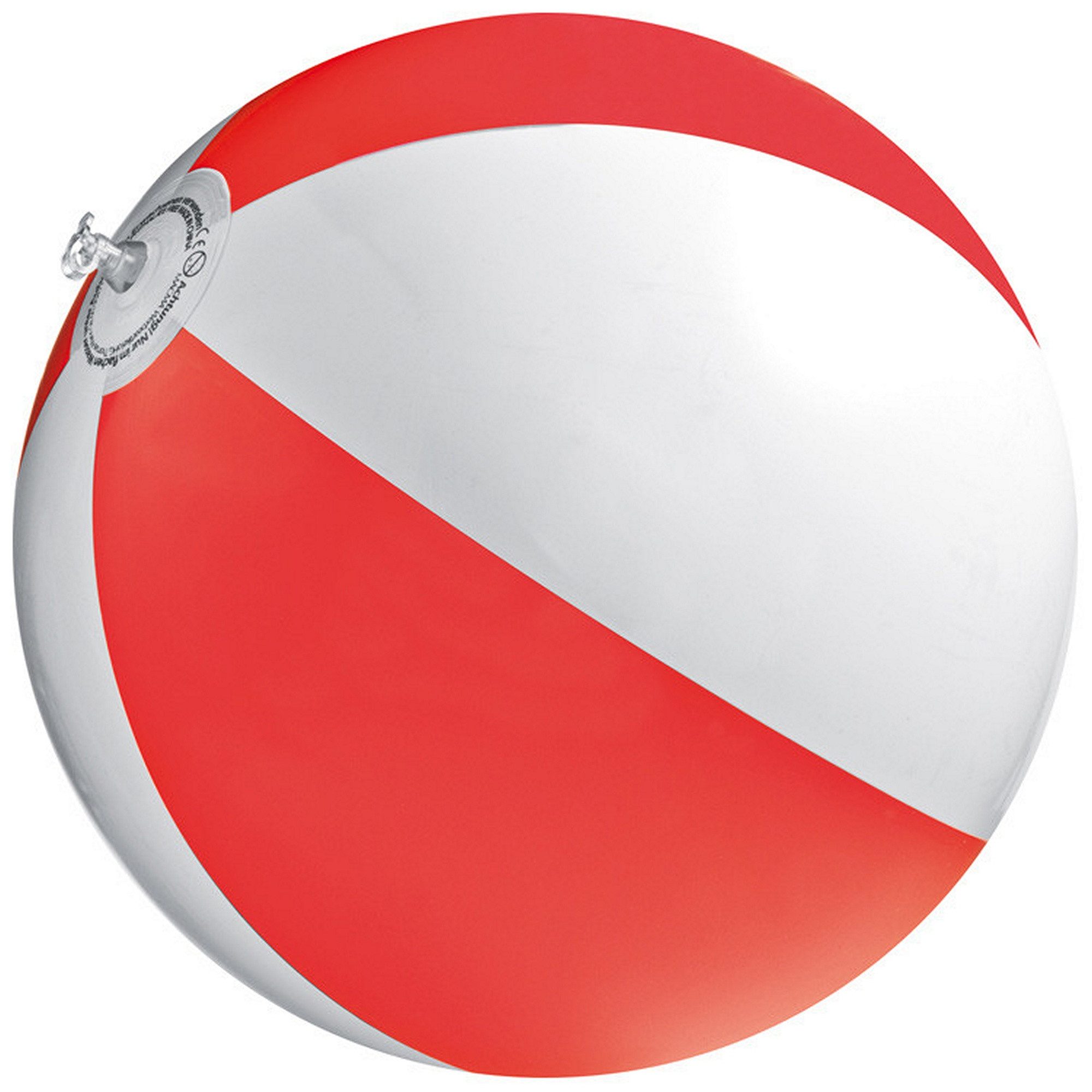 Macma Wasserball Strandball / Wasserball / Farbe: rot-weiß
