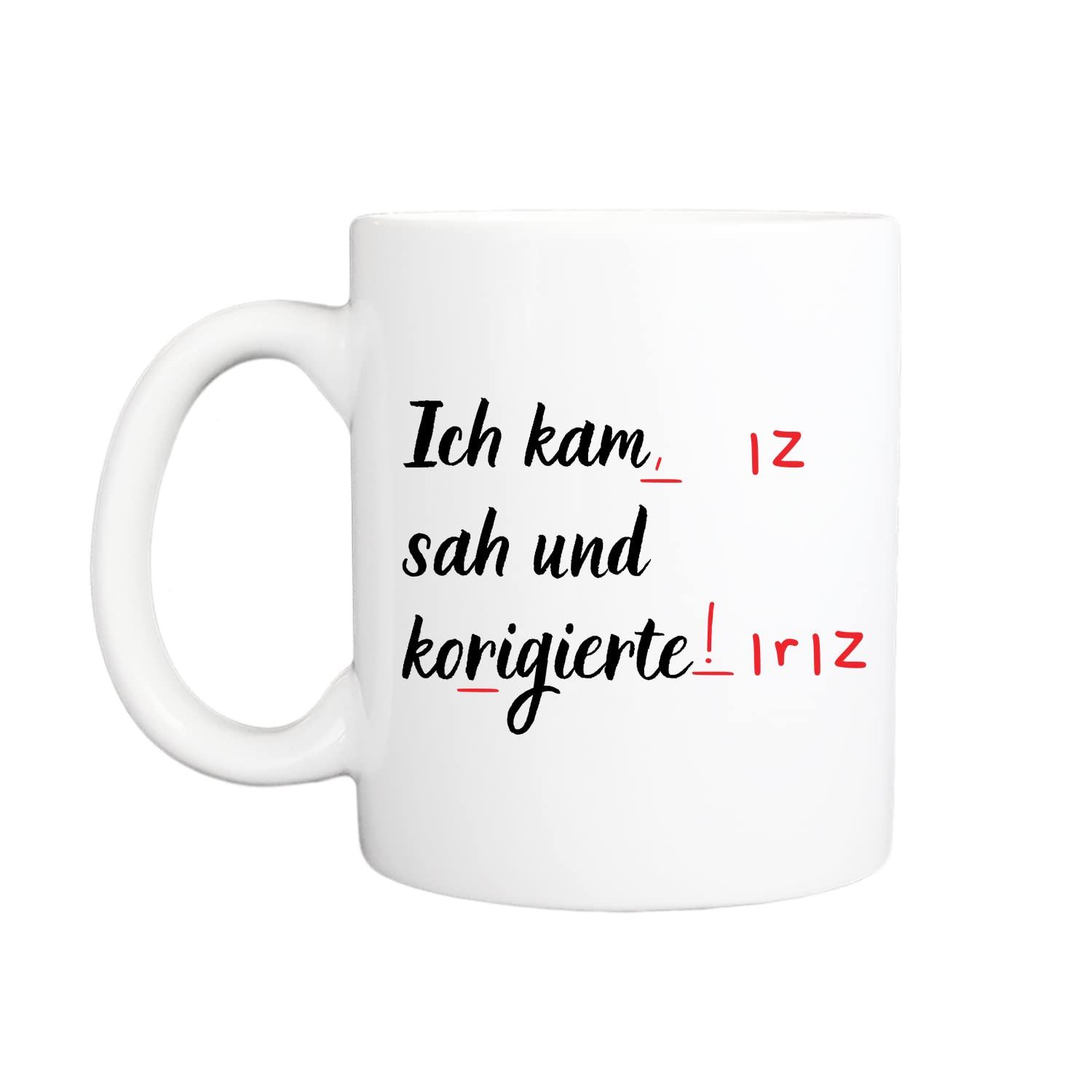 Geschenkehöhle Tasse Lustige Spruch Kaffeetasse I spülmaschinenfest & beidseitig bedruckt, 330 ml Fassungsvermögen ideal für Kaffee, Tee oder andere Heißgetränke
