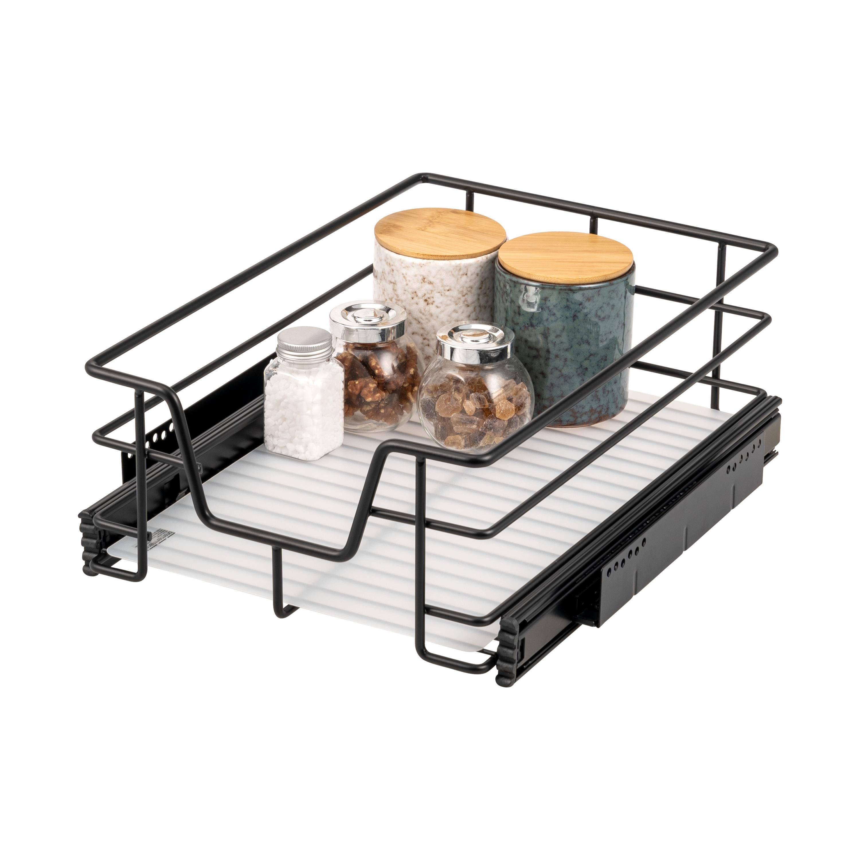 bremermann Teleskopauszug für 40 cm Schrank mit Einlegeboden, aus Metall