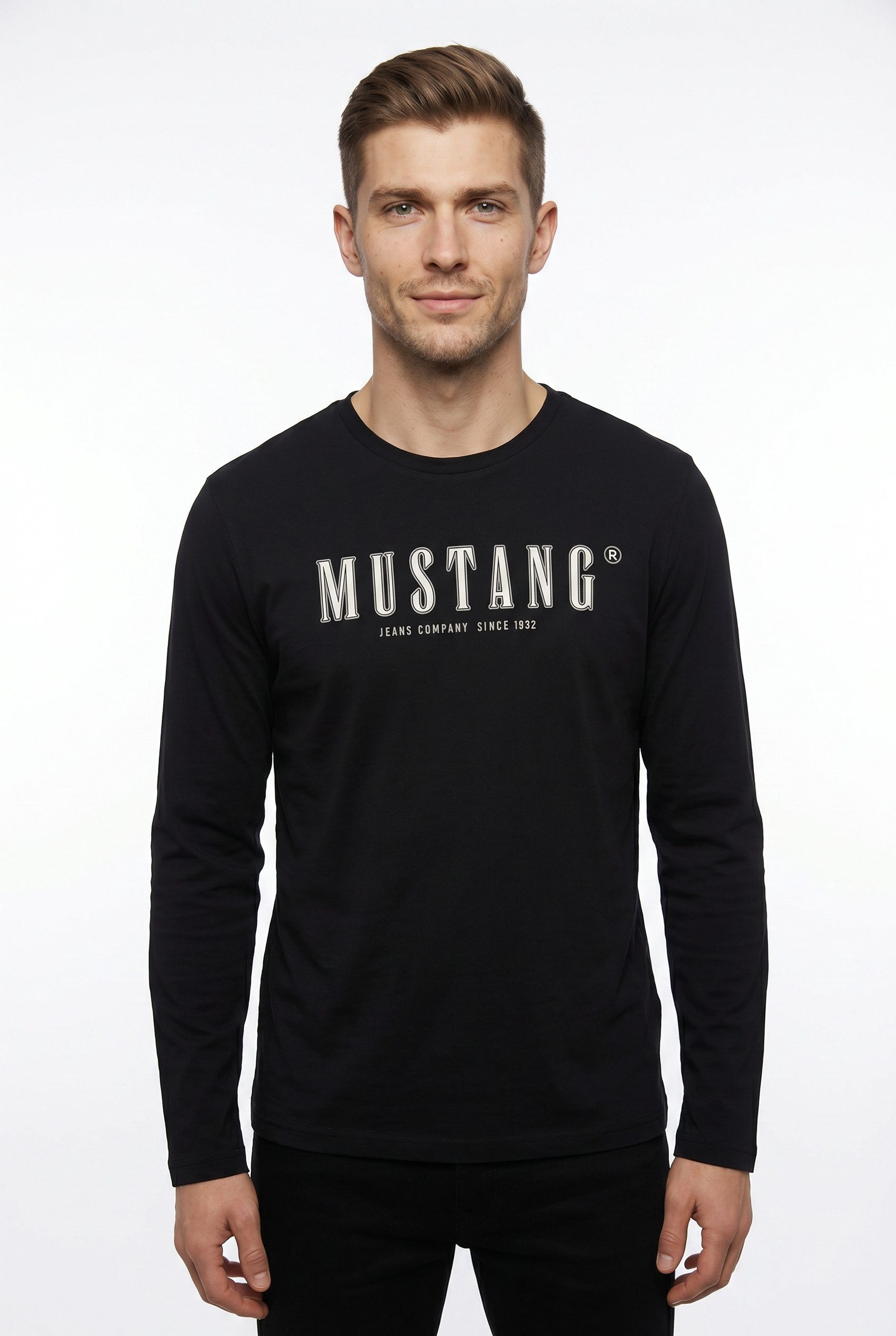 MUSTANG Langarmshirt Style Adrian plakativ bedruckt