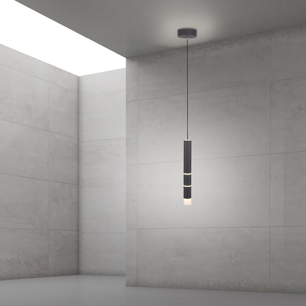 Paul Neuhaus LED Pendelleuchte LED Pendellampe PURE VEGA, Downlight, Sidelight, Uplight bieten 7 Lichmodi, 1xCOB-LED/4,5W, 2xLED-Board/1,5W, 1xLED-Board/2,5W/3000K, warmweiß, Memoryfunktion, 7 Lichtmodi, warmweißes Licht