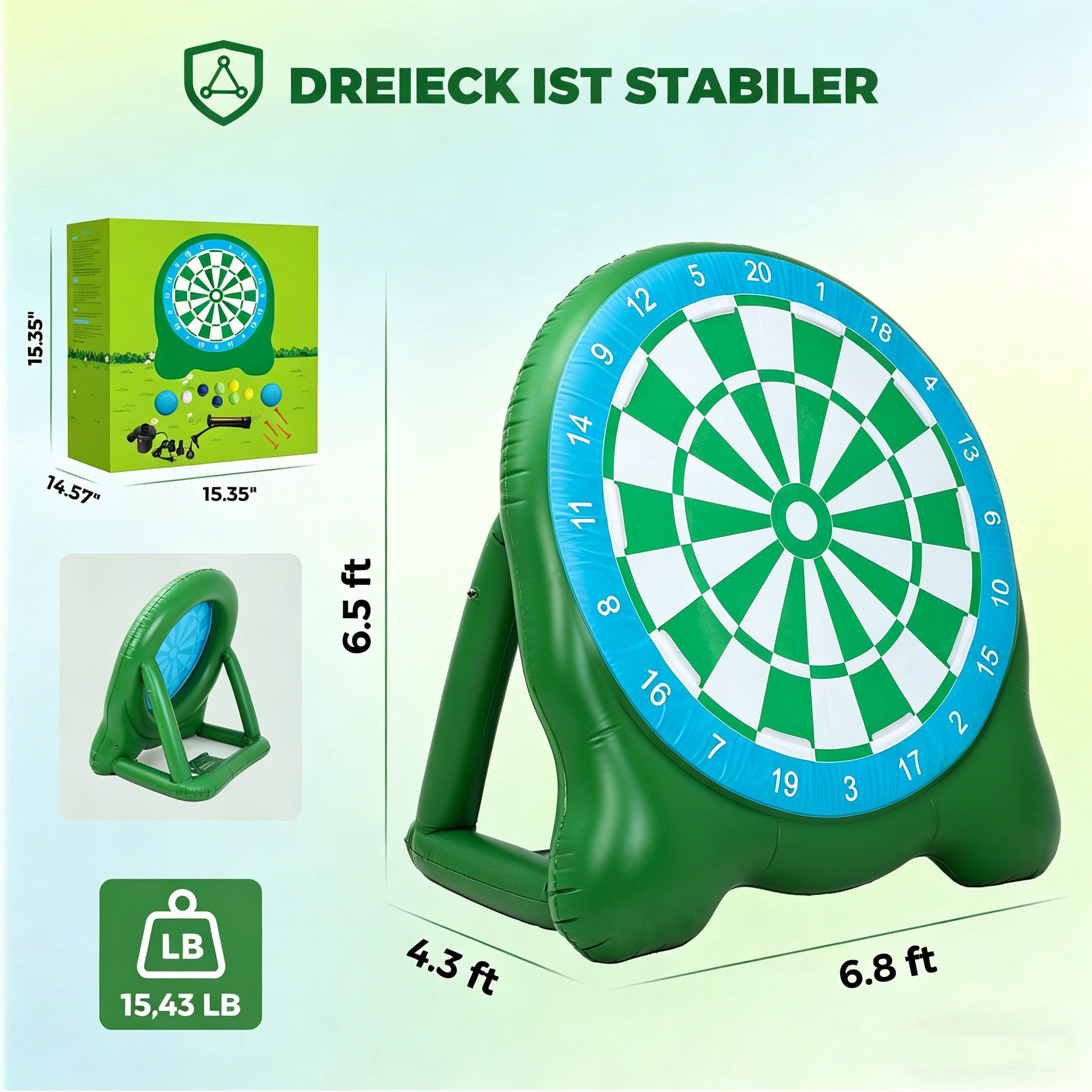 GARRYFIZH Golf-Abschlagmatte Golf Trainingsmatte 150x120cm rutschfest Abschlagmatte Set, Große Übungsmatte, Robust, Indoor/Outdoor, Komplett-Set