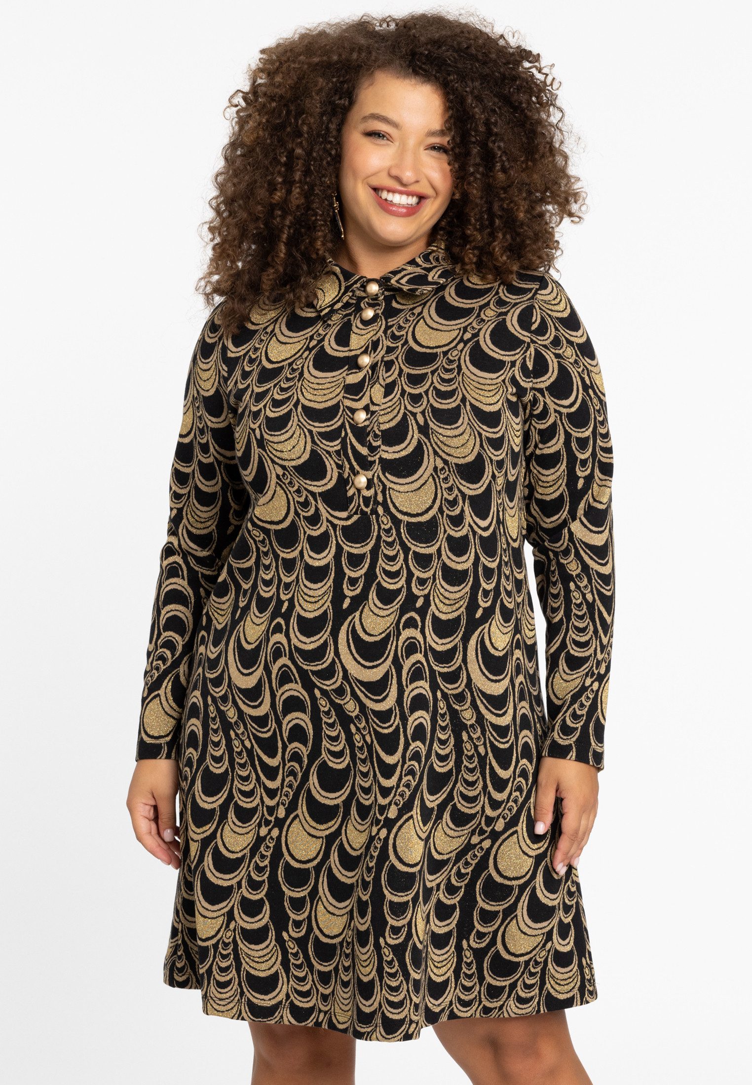 A-Linien-Kleid Damen Kleid Große Größen