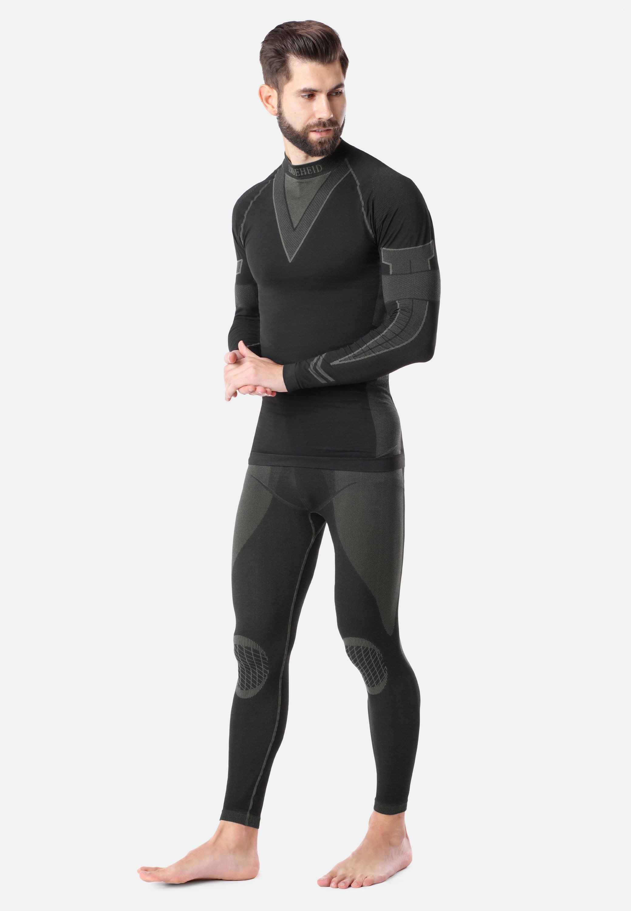 Ladeheid Funktionsunterhemd Herren Funktionsunterwäsche SET Shirt Unterhose Thermoaktiv LAGI003 (Set, mit Funktionsunterhose) – Bild 3 von 5