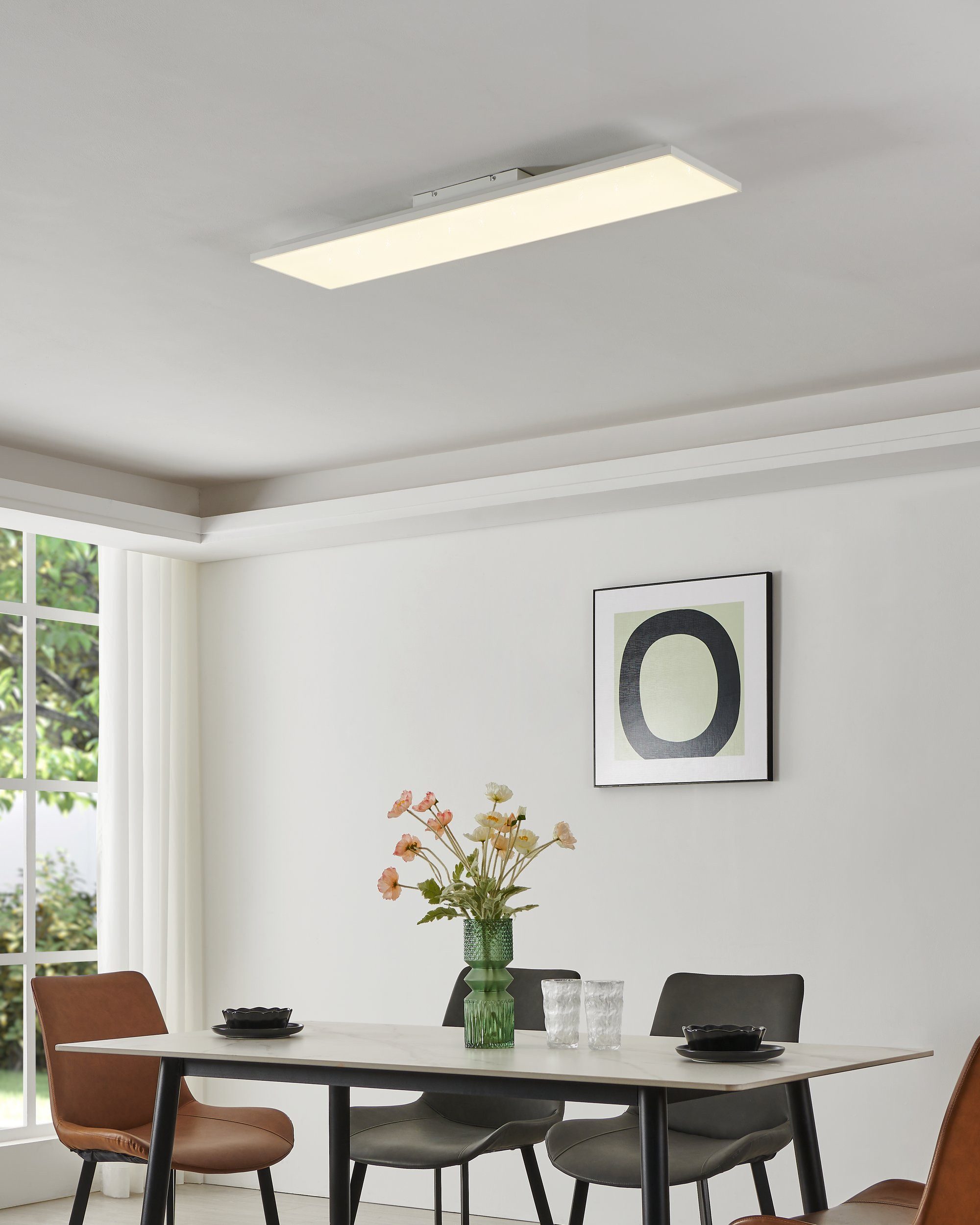 EGLO LED Deckenleuchte Calemar-s, Leuchtmittel inklusive, Deckenlampe, Kris günstig online kaufen