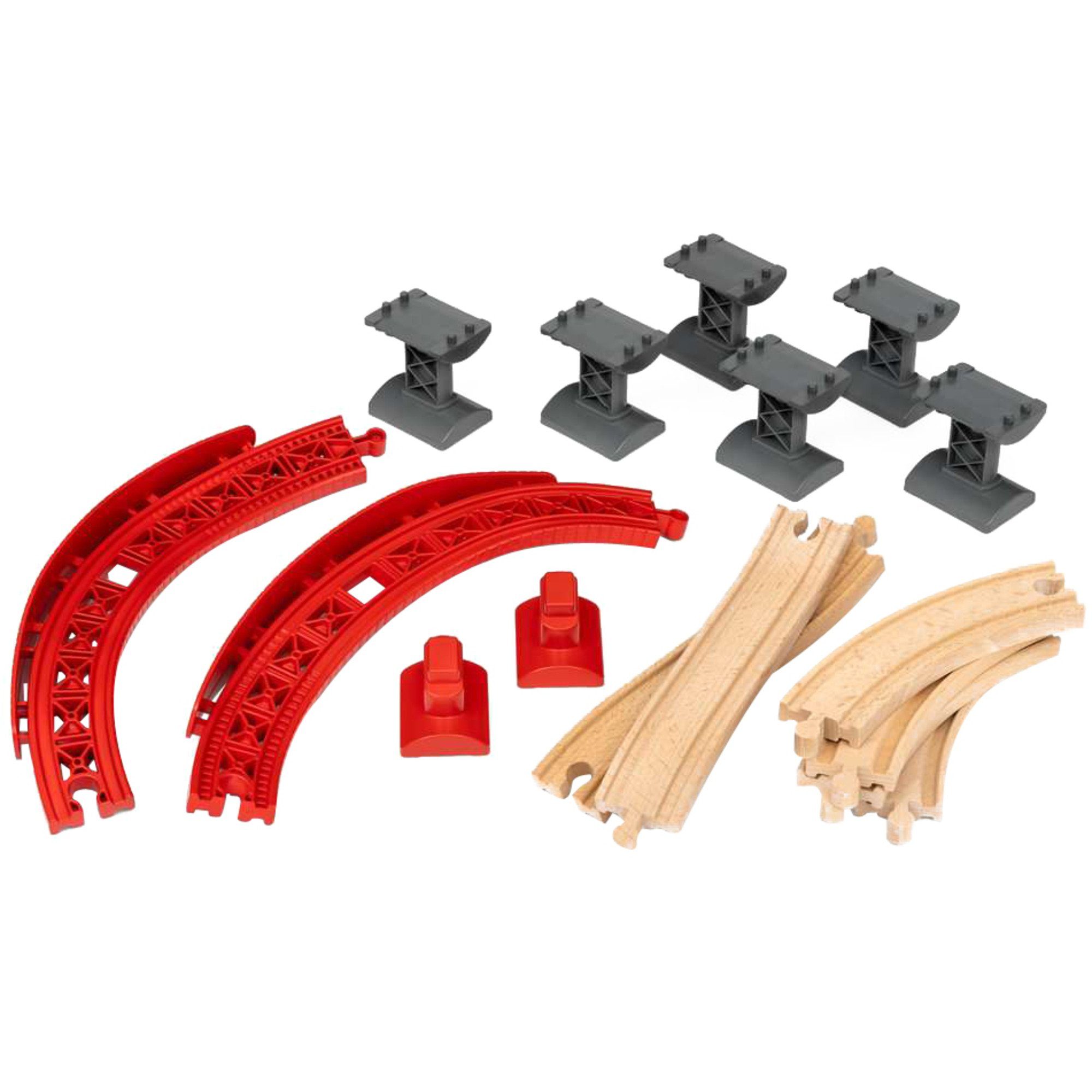 BRIO® Spielzeugeisenbahn-Set BRIO World World Schienenpaket Berg und Tal, Bahn