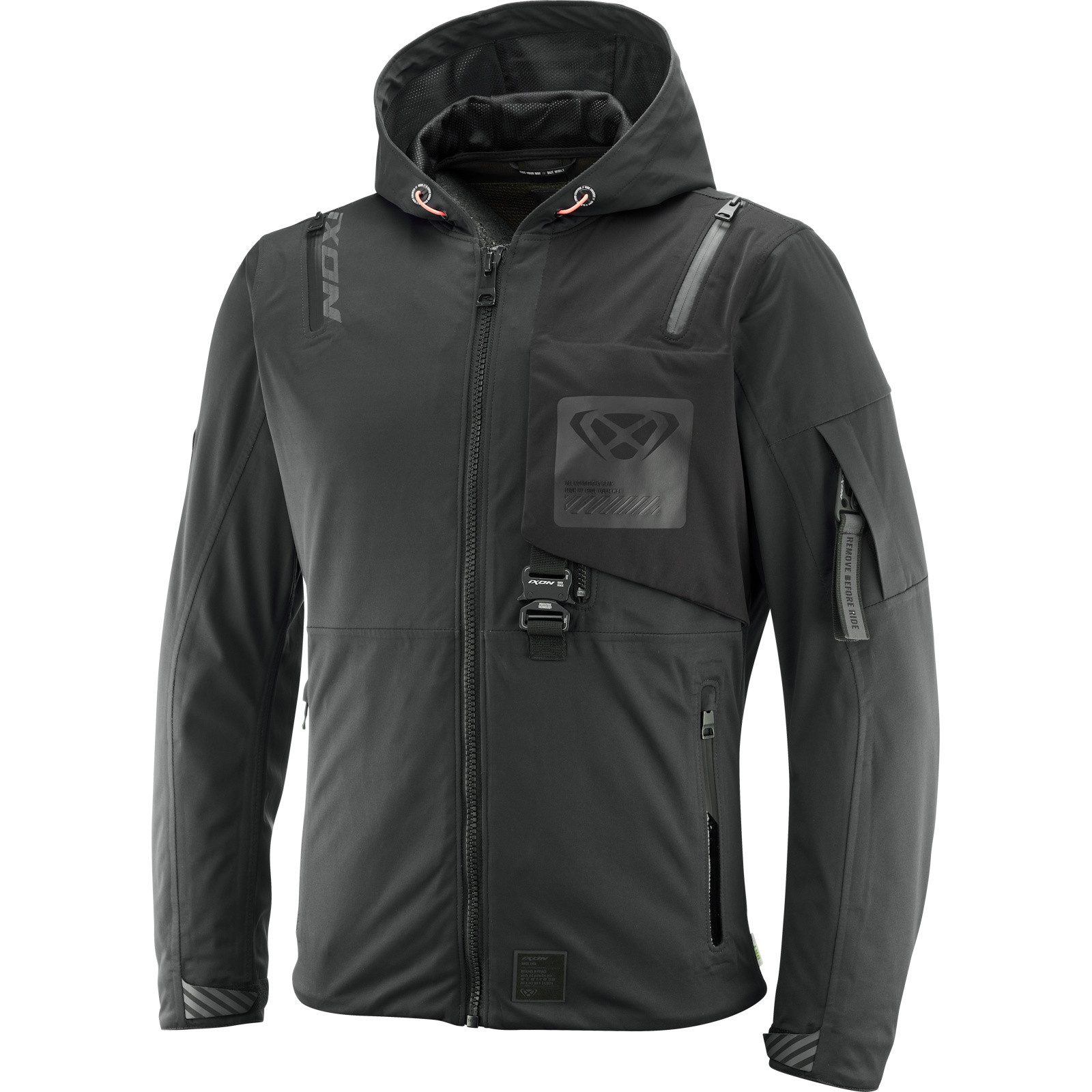 Ixon Motorradjacke Ixon M-Quarter Motorradjacke Anthrazit / Schwarz XXL atmungsaktiv
