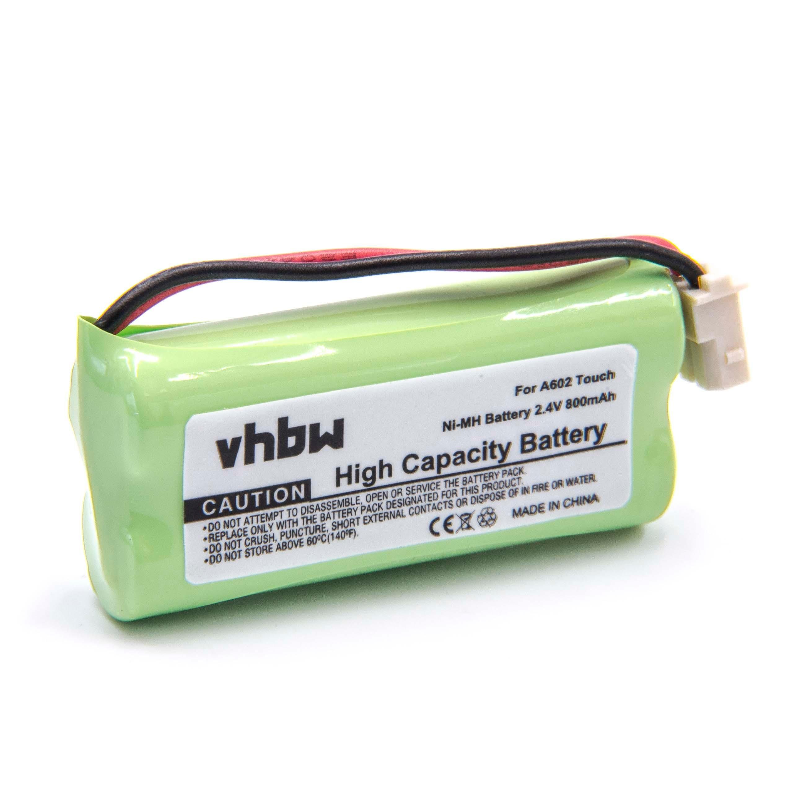 vhbw kompatibel mit V-Tech S63193, LS6375 Akku NiMH 800 mAh (2,4 V)