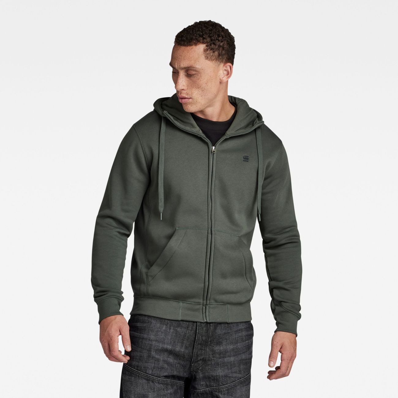 G-STAR Hoodie Premium Core HDD Zip SW L/S (1-tlg)