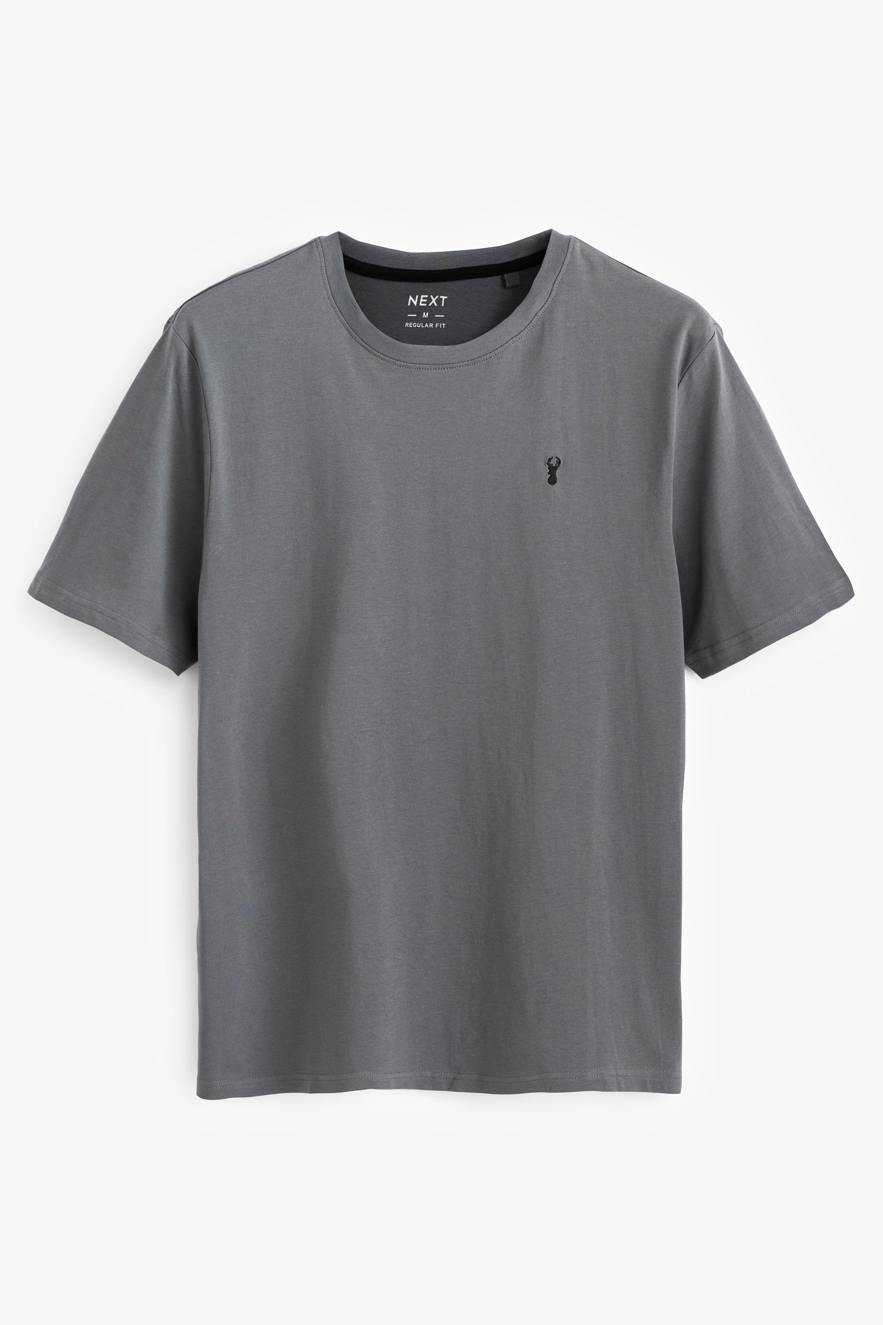 Next T-Shirt (4-tlg) T-Shirts White/Slate Grey/Blue/Navy 4er-Pack
