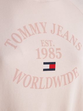 Tommy Jeans Curve Sweatshirt TJW CRV RLX WORLDWIDE RGLN CREW PLUS SIZE CURVE,mit modischem Tommy Jeans Logo-Schriftzug & Flag