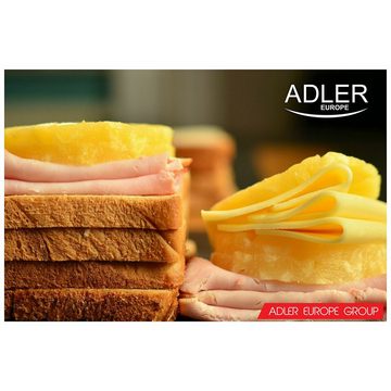 Adler Kontaktgrill Sandwichmaker Adler AD 301 Weiß 750 W, 750 W