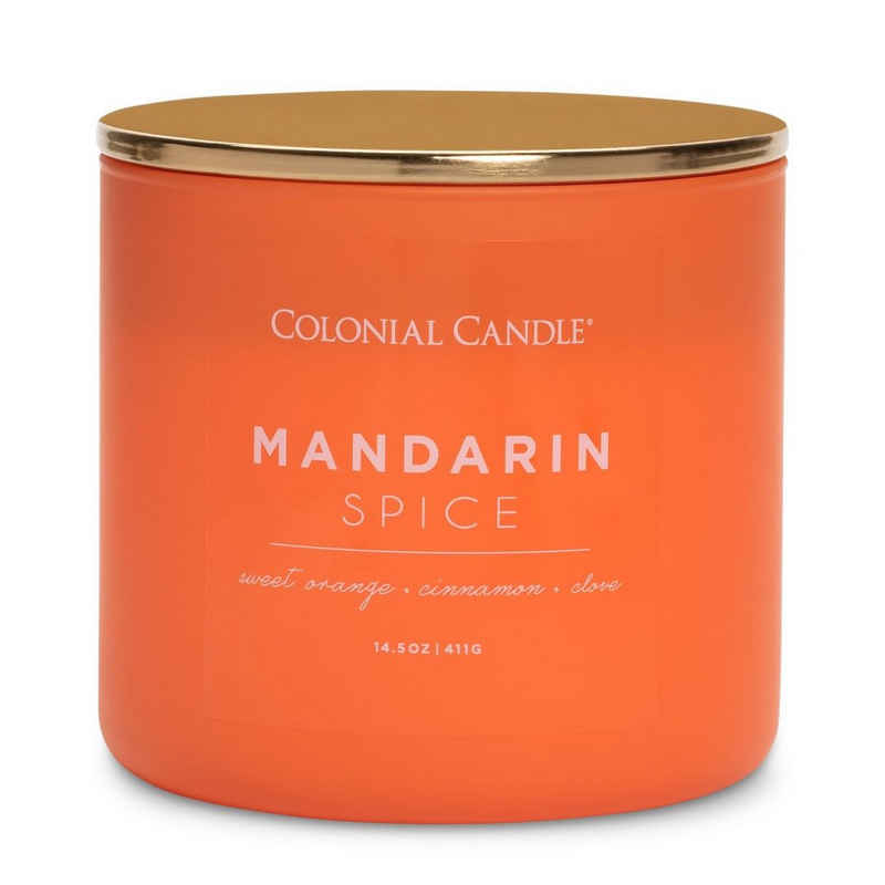 COLONIAL CANDLE Duftkerze »Duftkerze Mandarin Spice - 411g« (Einzelartikel)