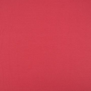 SCHÖNER LEBEN. Stoff Baumwolljersey Organic Bio Jersey einfarbig pink koralle 1,5m Breite, allergikergeeignet