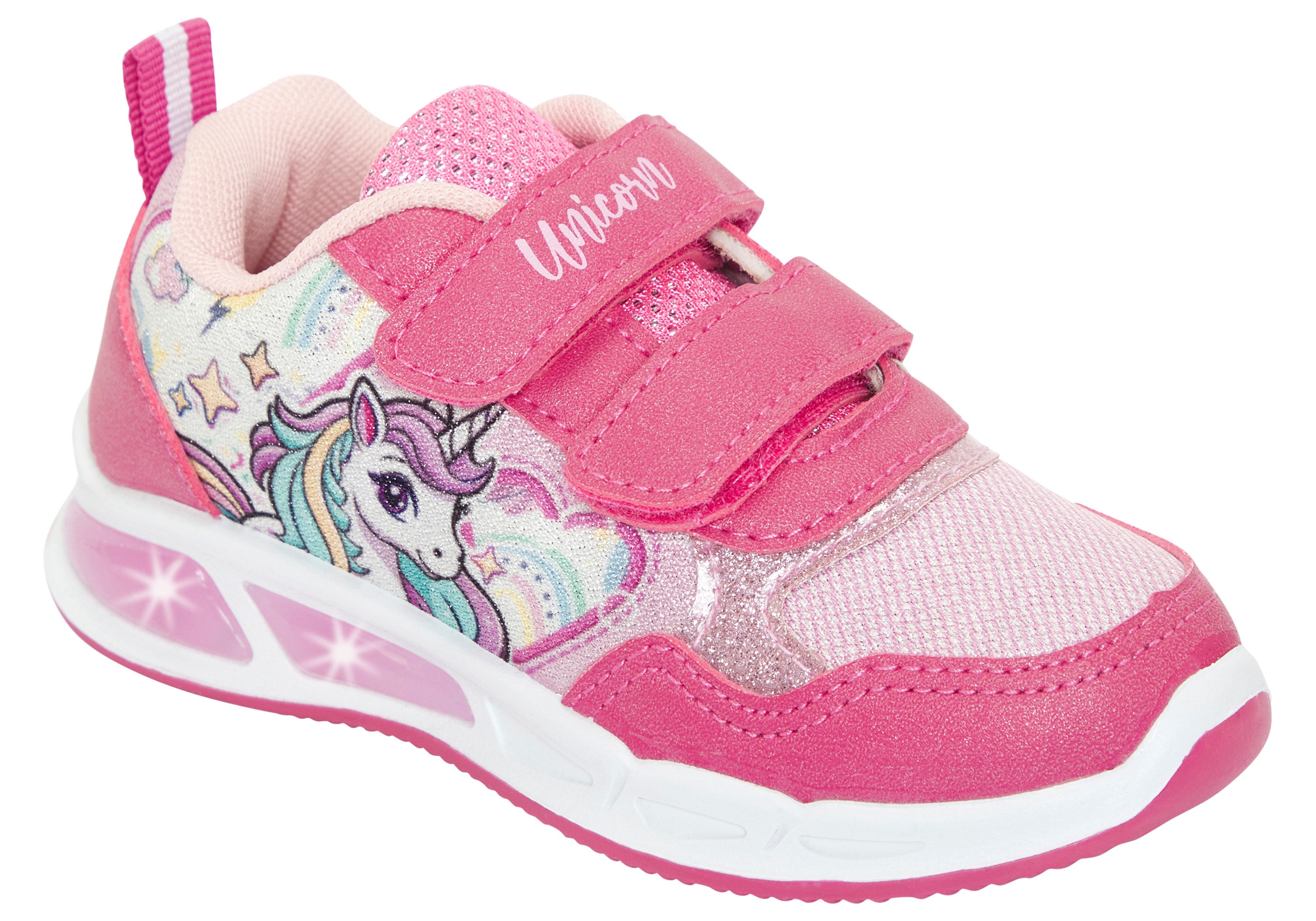 Disney UNICORN Sneaker mit cooler Blinkfunktion