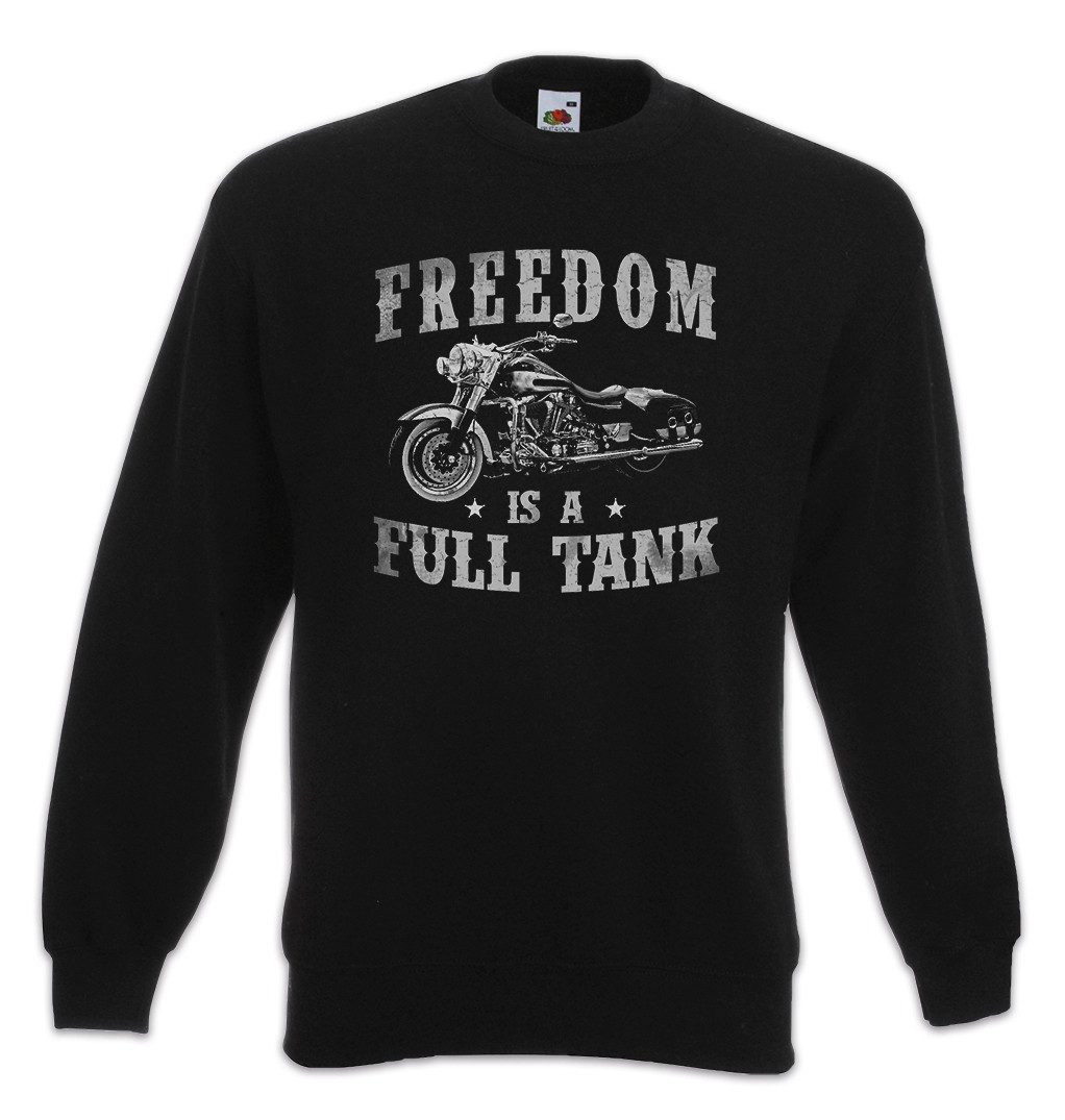 Urban Backwoods Sweatshirt Freedom Is A Full Tank Biker Sweatshirt Motorcycle Custom Chrome (1-tlg) Rocker Club Chopper Motorrad