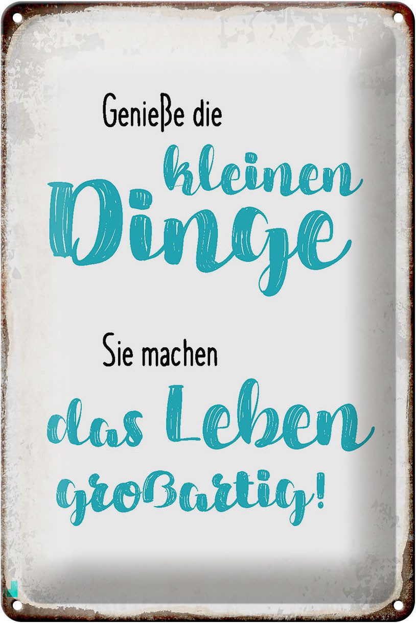 Hebold Metallschild Schild Blech 20x30cm Made in Germany Spruch