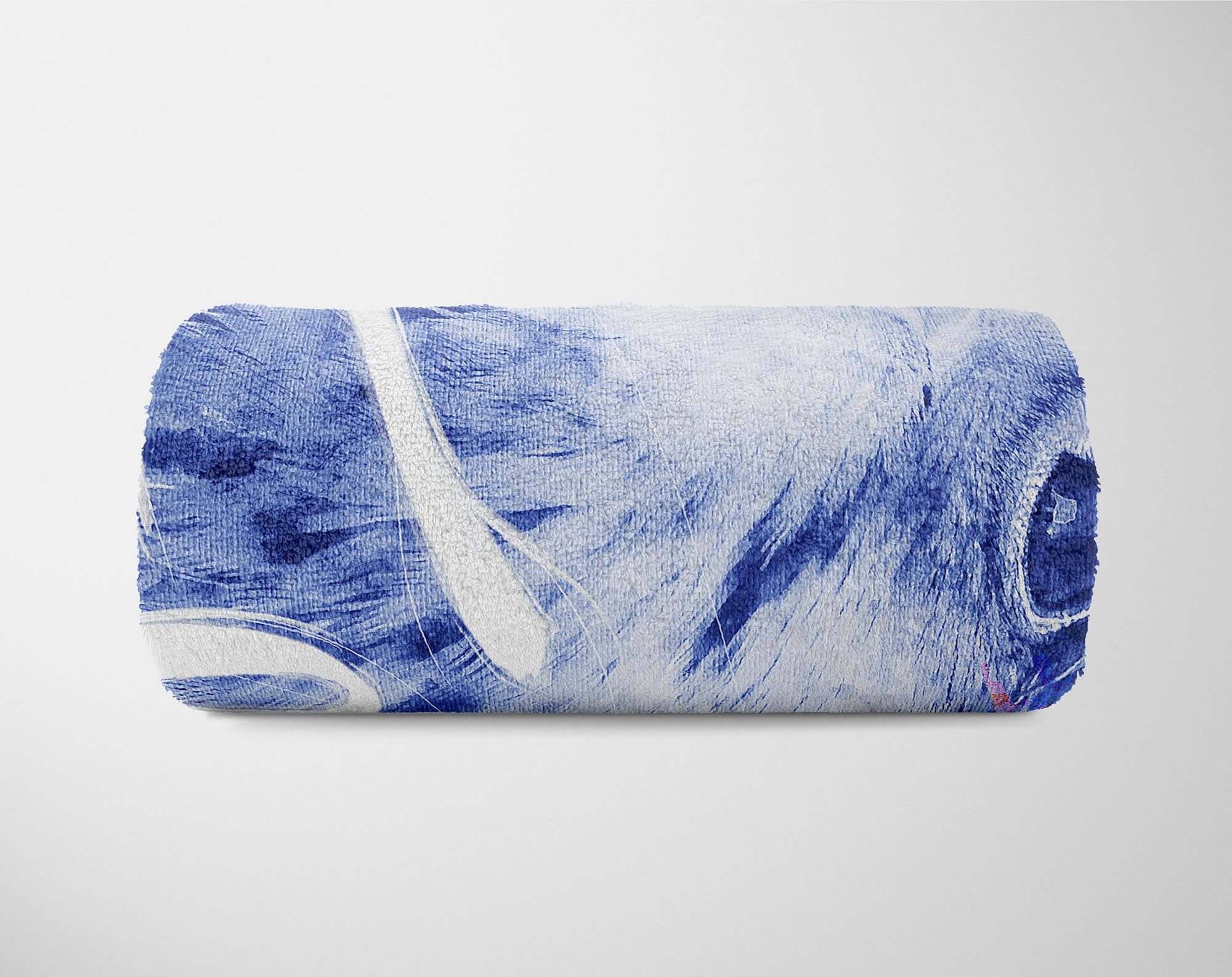 Tier Falcon Art III, Serie Handtuch Kuscheldecke Baumwolle-Polyester-Mix (1-St), Strandhandtuch Saunatuch Handtuch SplashArt Kunstvoll Handtücher Sinus