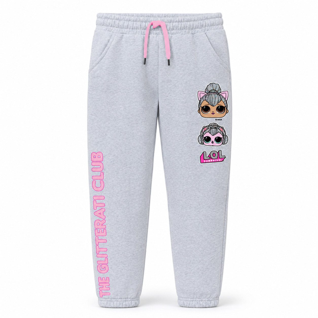 L.O.L. SURPRISE! Jogginghose LOL Surprise Mädchen Kinder Freizeithose Jogginghose Gr. 98 bis 128, in Grau