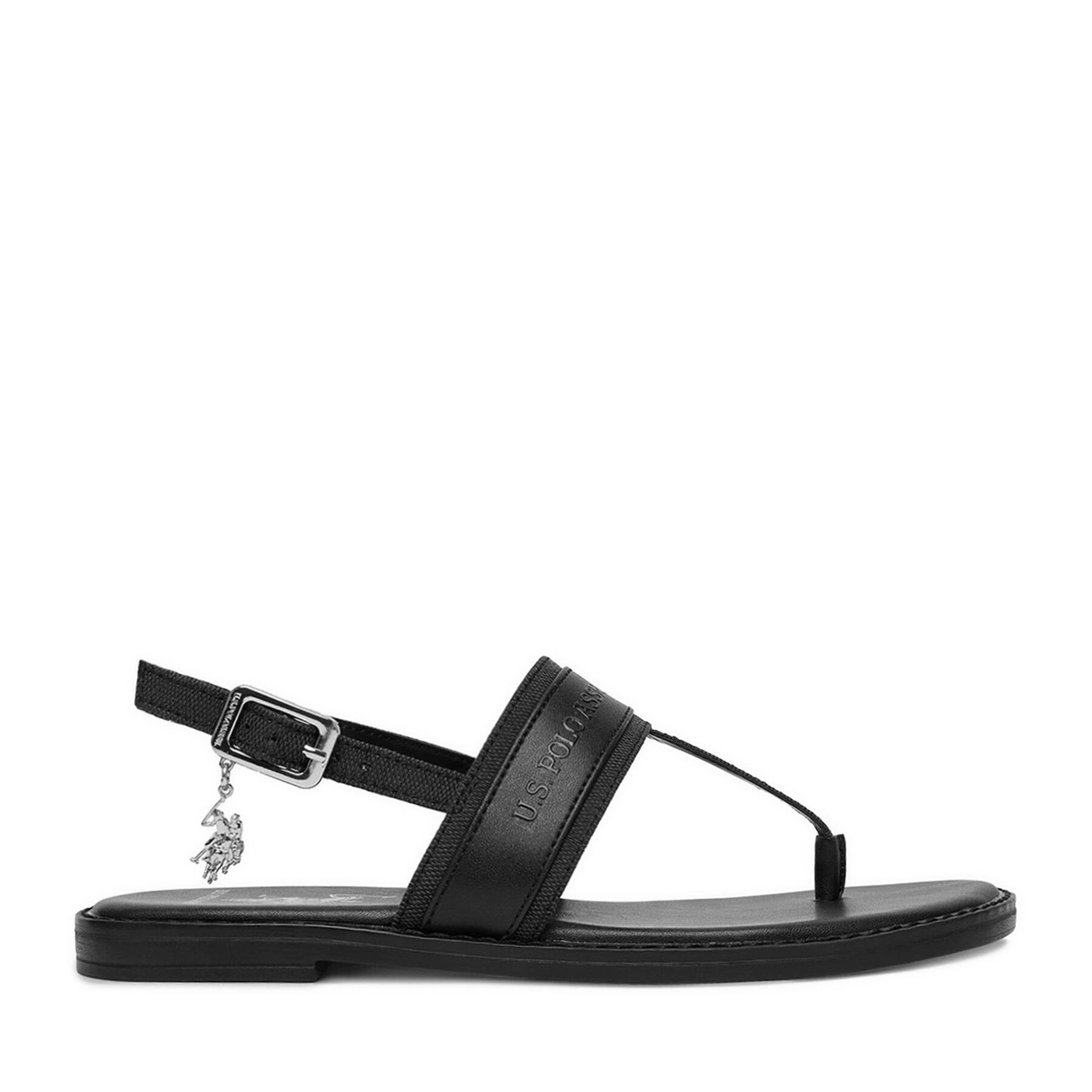 U.S. Polo Assn. US Polo Assn Damen-Sandalen Schwarz Sandale