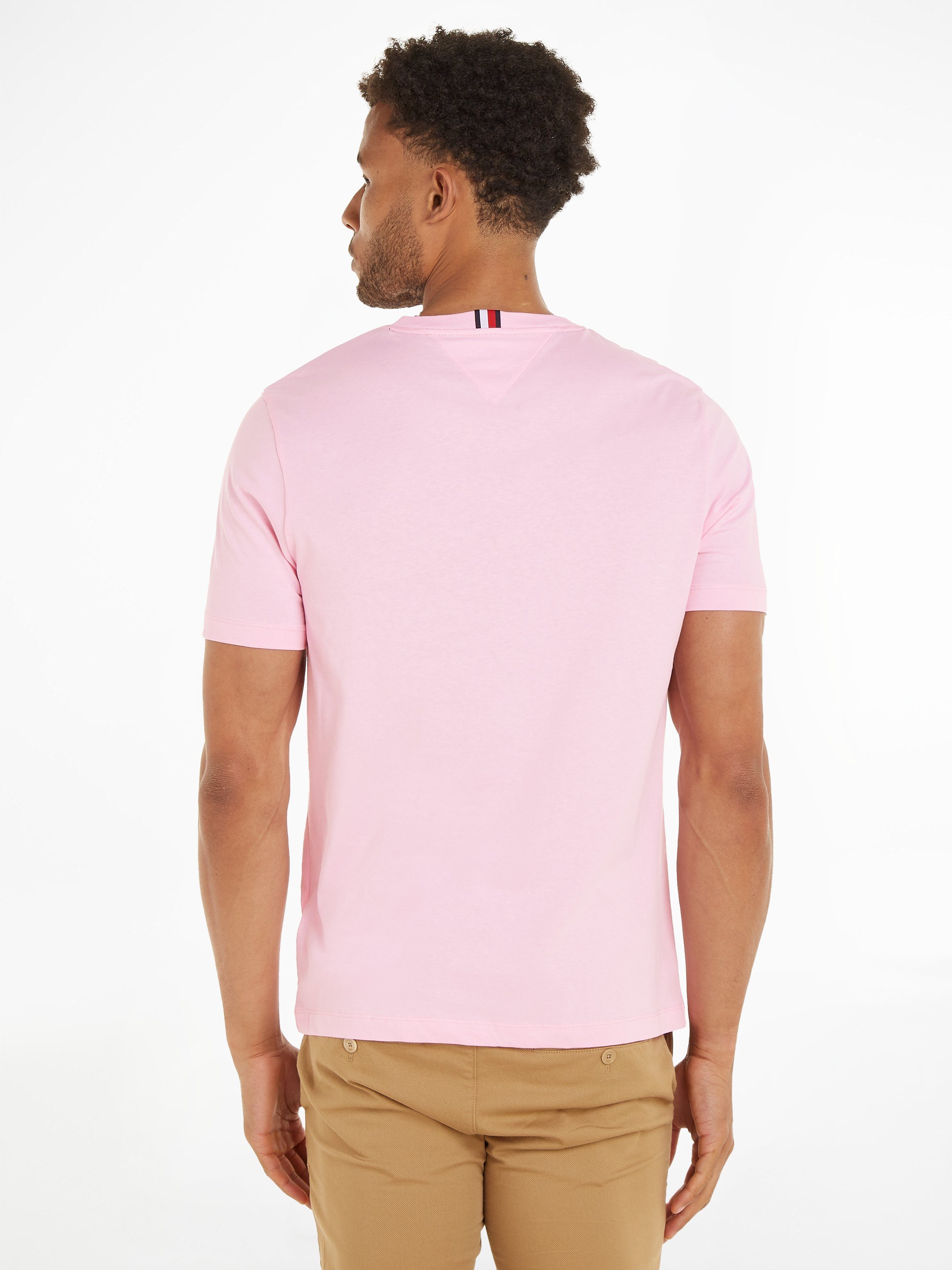 Tommy Hilfiger T-Shirt SHADOW HILFIGER Pink Iconic REG TEE