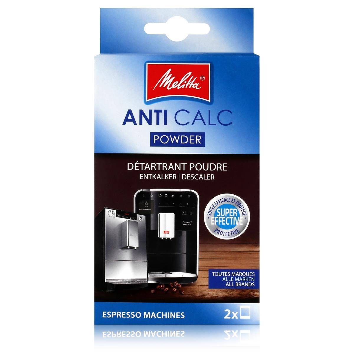 Melitta Melitta Anticalc Espresso Machines Entkalker Pulver 2x40g Entkalker