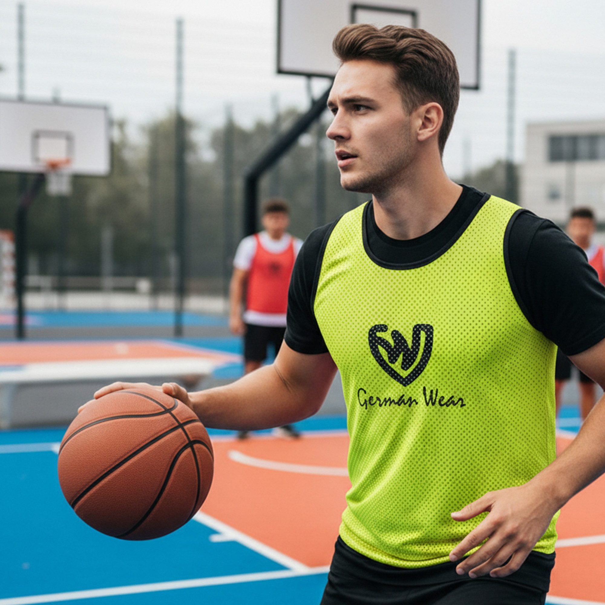 German Wear Trainingsleibchen GWLB01 12er Pack (Spar-Set, 12er-Pack) 12x German Wear Fußball Leibchen Trainingsleibchen
