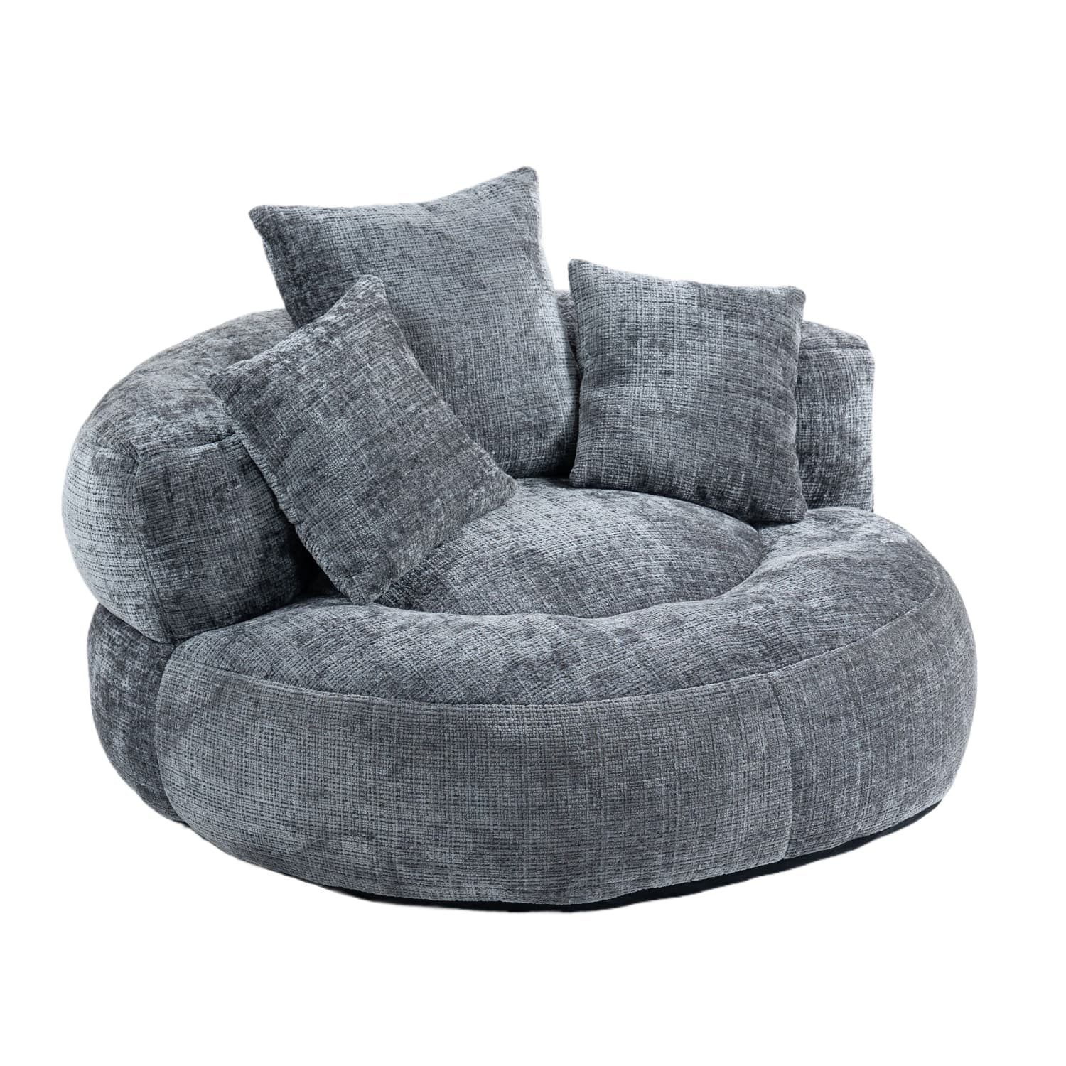 autolock Sofa Lazy Sofa Durable Komfort Lounger hohen Rücken Sitzsack Stuhl Couch, mit drei Kissen für Erwachsene und Kinder,Single Gaming Sofa Stuhl