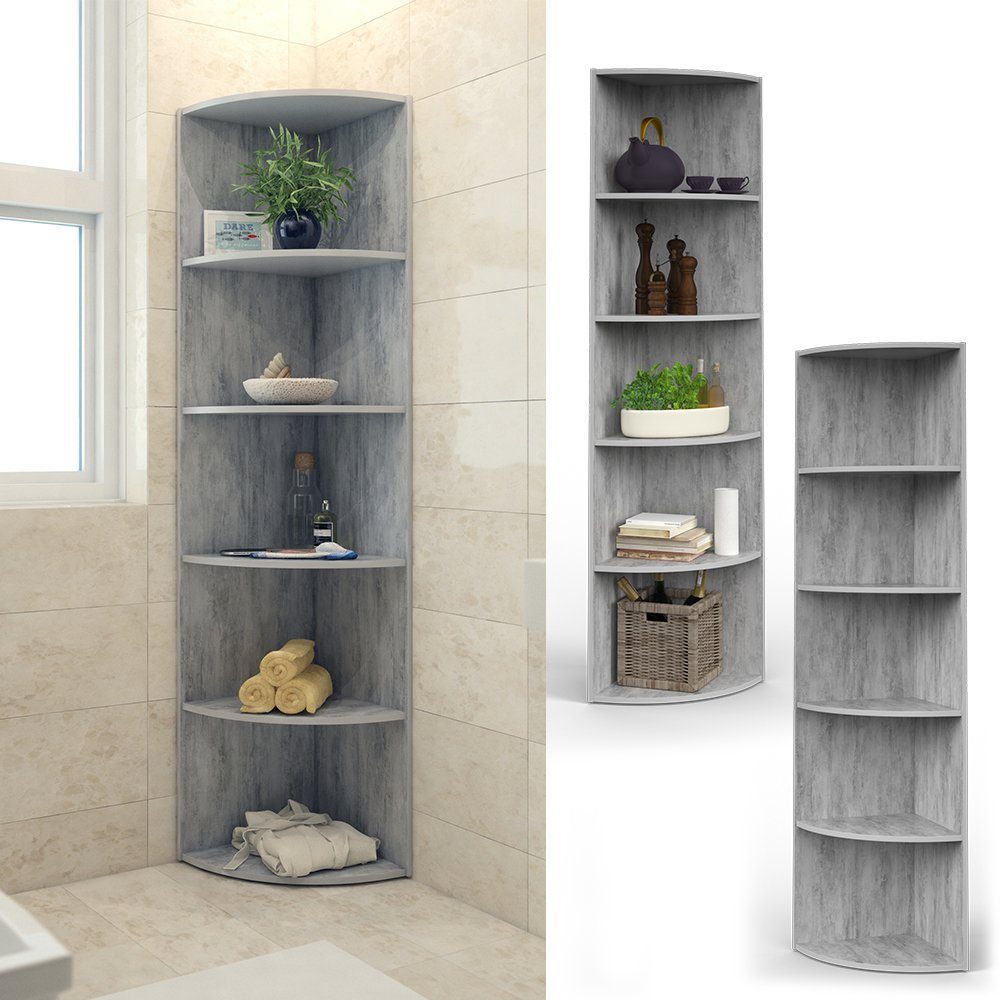 Vicco Eckregal Ecki, Beton, 40 x günstig online kaufen