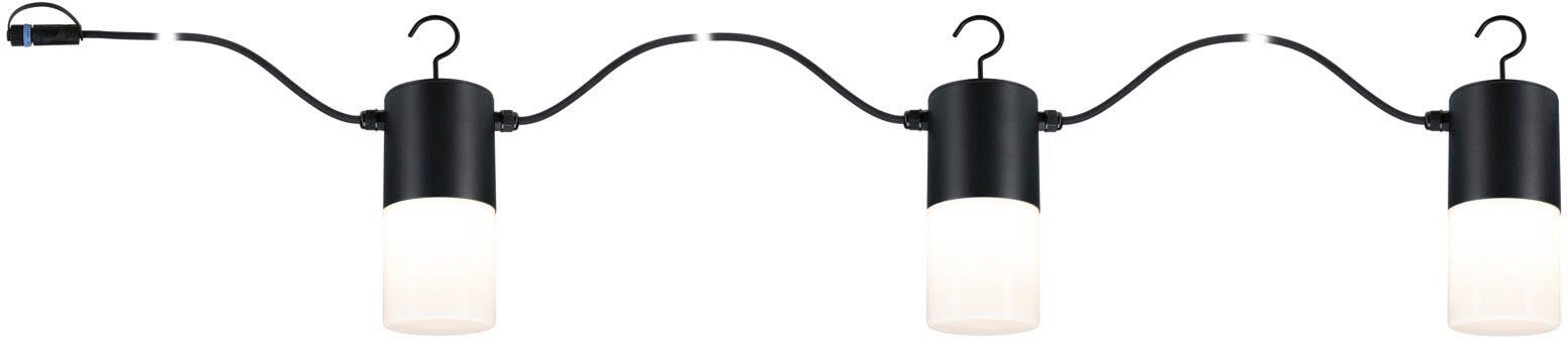 Paulmann LED Gartenleuchte Outdoor Plug & Shine Leuchtenkette Tubs IP44 3000K 24V E14, LED fest integriert, Warmweiß, E14, IP44