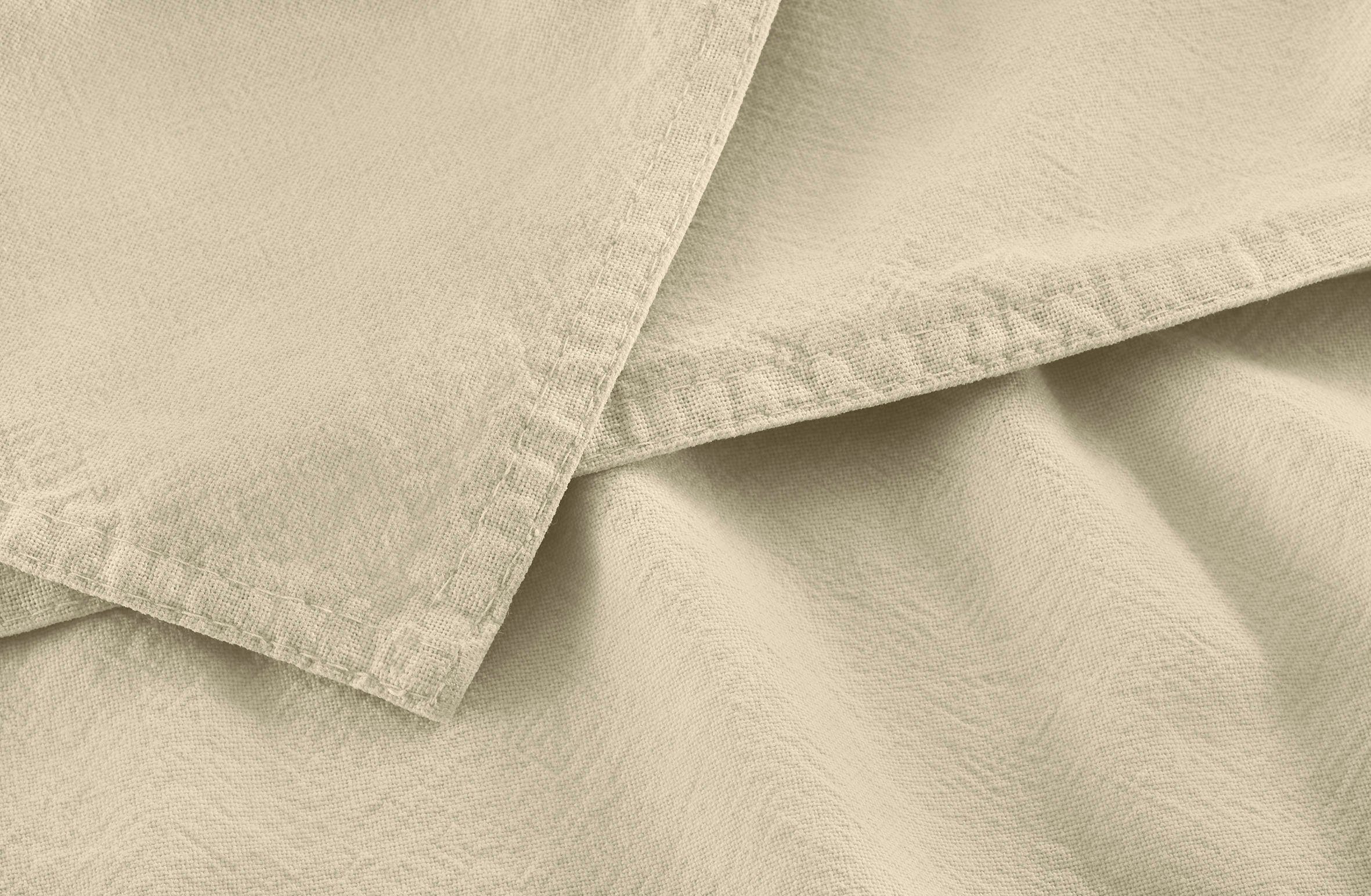 Primera Bettwäsche Summer-Set Stone-Washed, Kissenbezug + Tuch, Renforcé, 2 teilig, die perfekte Lösung für heiße Nächte