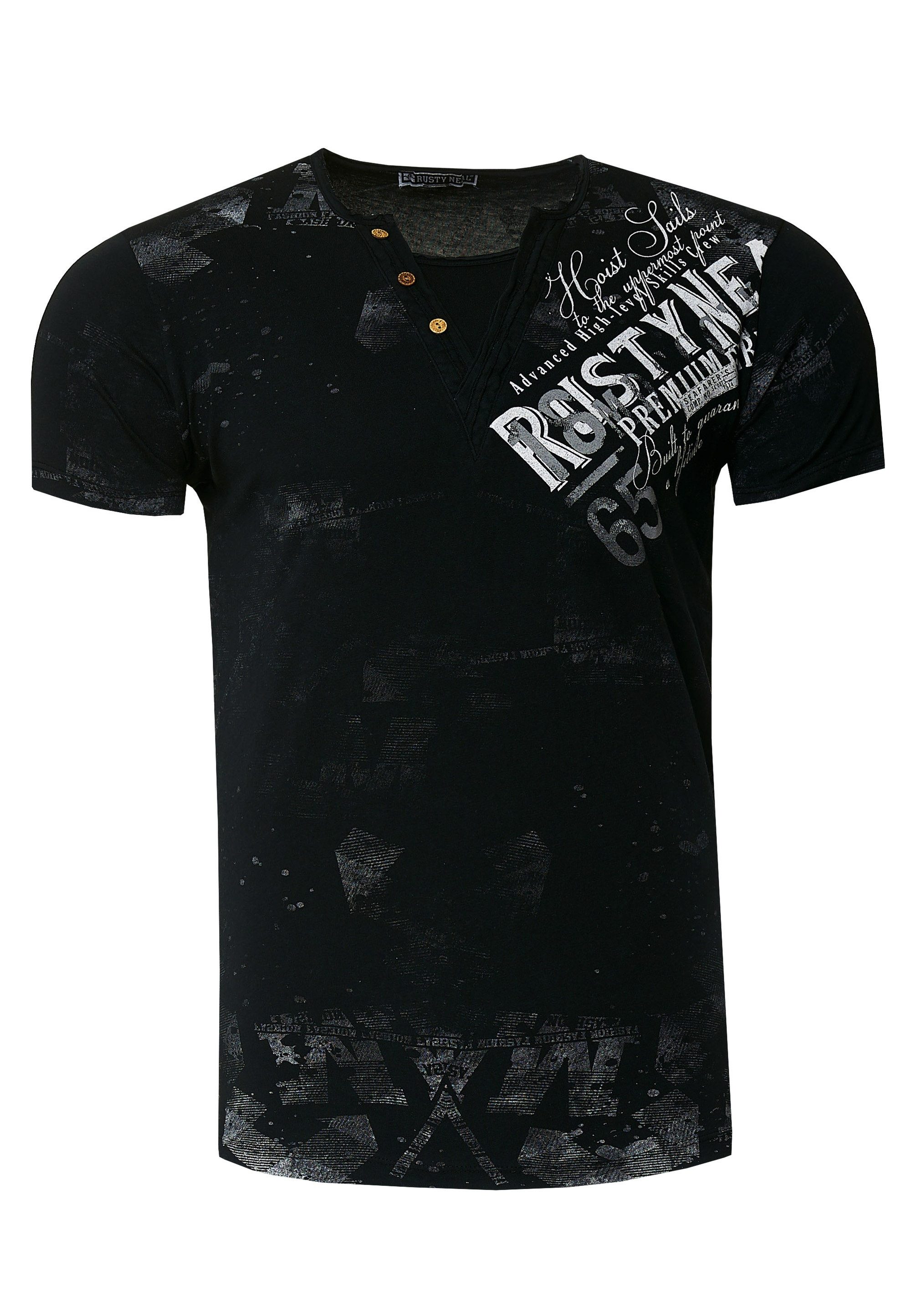 Rusty Neal T-Shirt im coolen Used-Look-Design