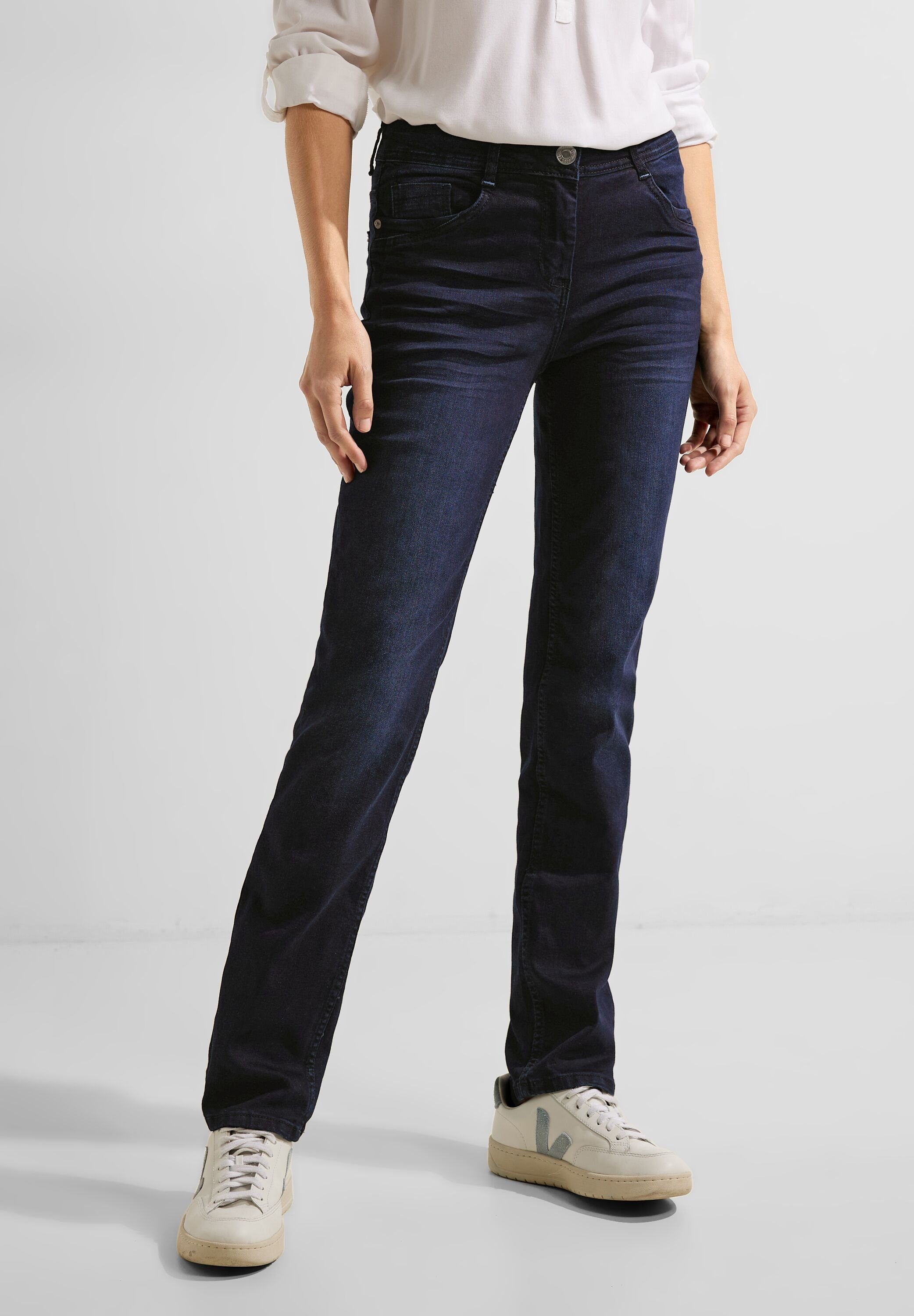 Cecil Waist Slim-fit-Jeans High