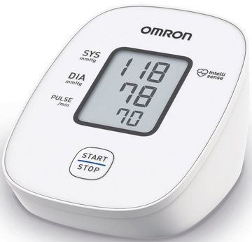 Omron Blutdruckmessgerät X2 Basic, klinisch validierte Genauigkeit mit nur einem Knopfdruck